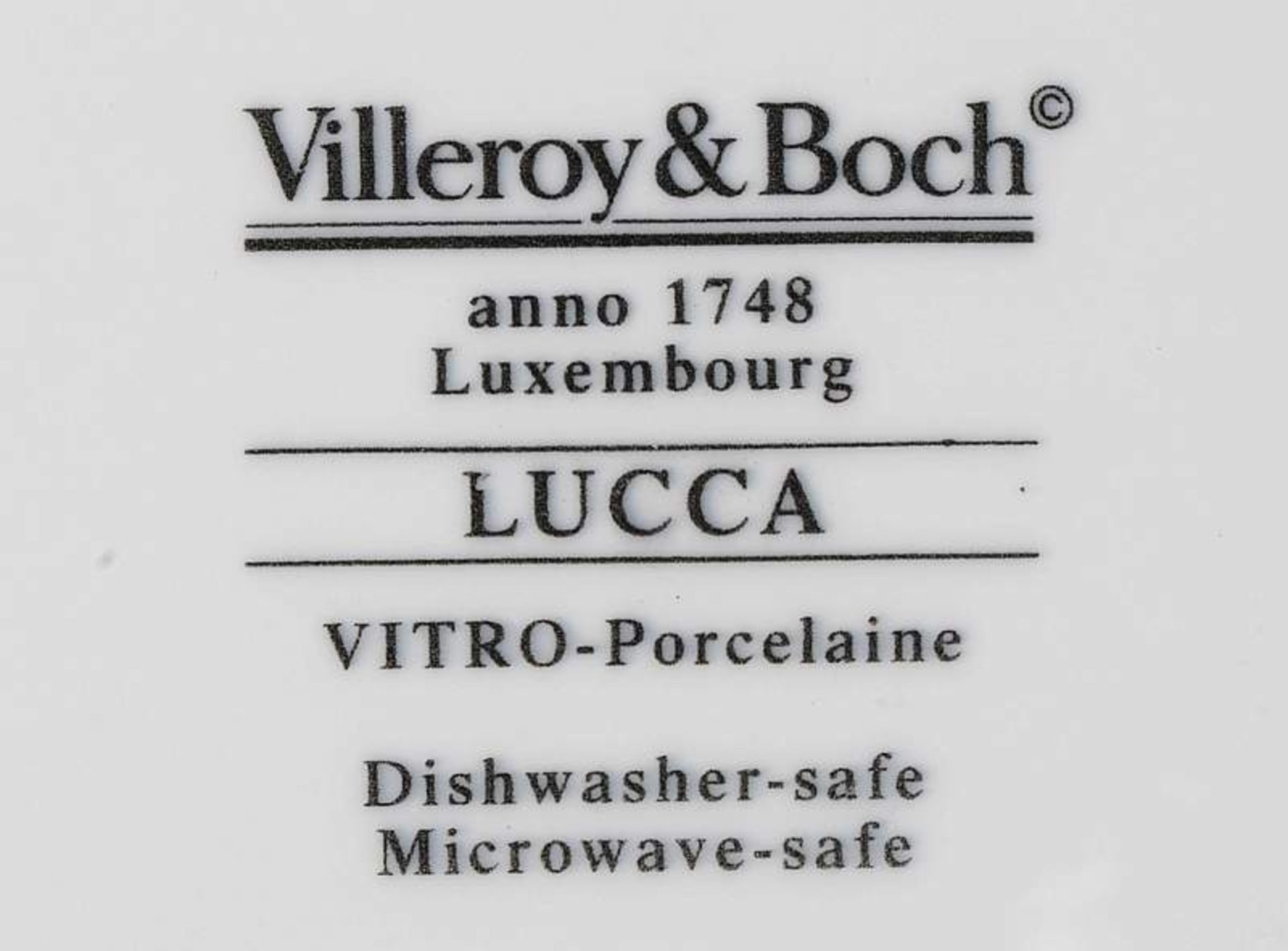Platzteller aus der Serie "Lucca". VILLEROY & BOCH, 9er Satz: Flacher Teller, seladongrüne Fahne - Image 4 of 4