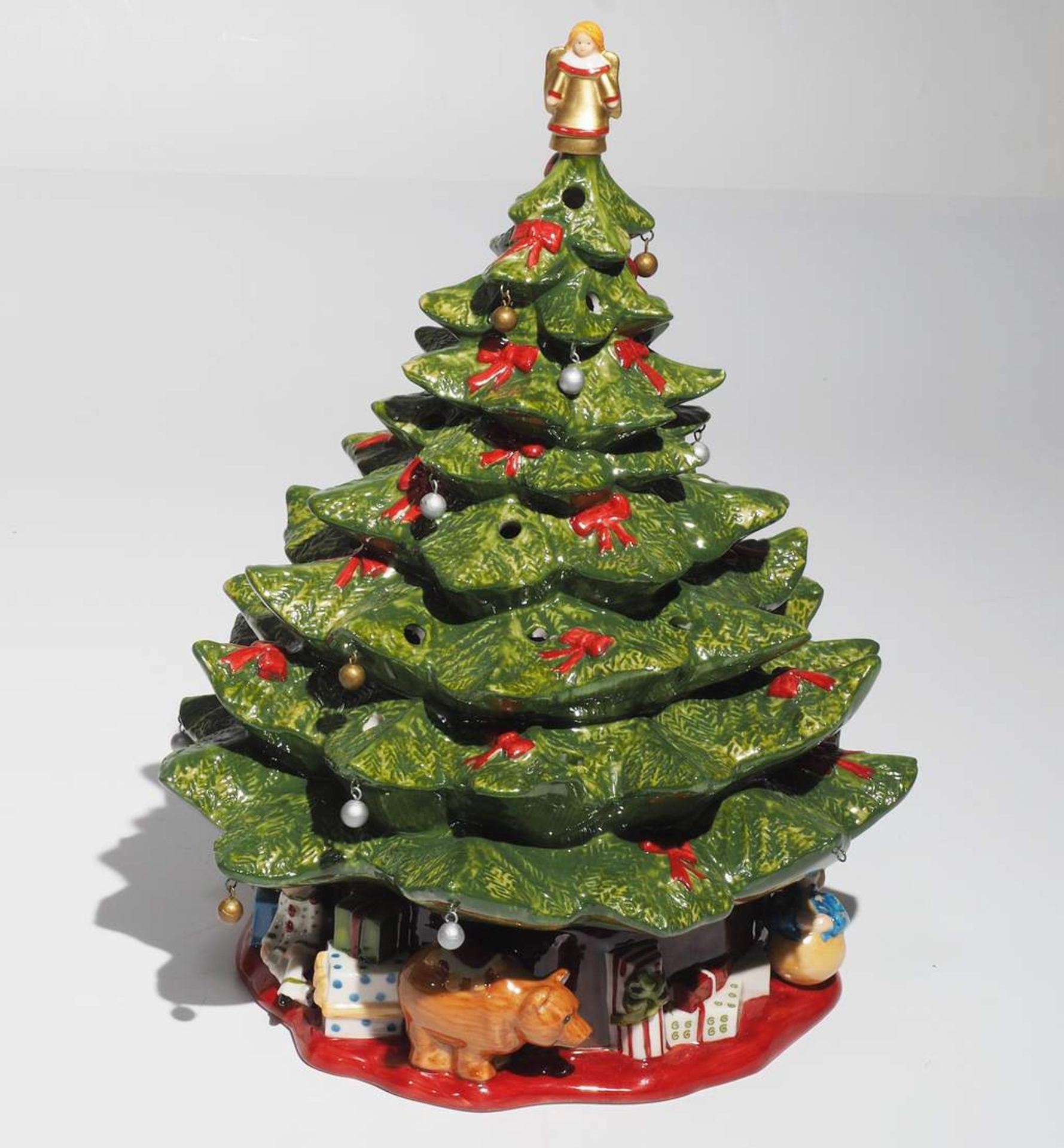 1) Spieluhr "O Tannenbaum", zweiteilig. VILLEROY & BOCH Christmas Toys. Spieluhr spielt den - Bild 4 aus 9