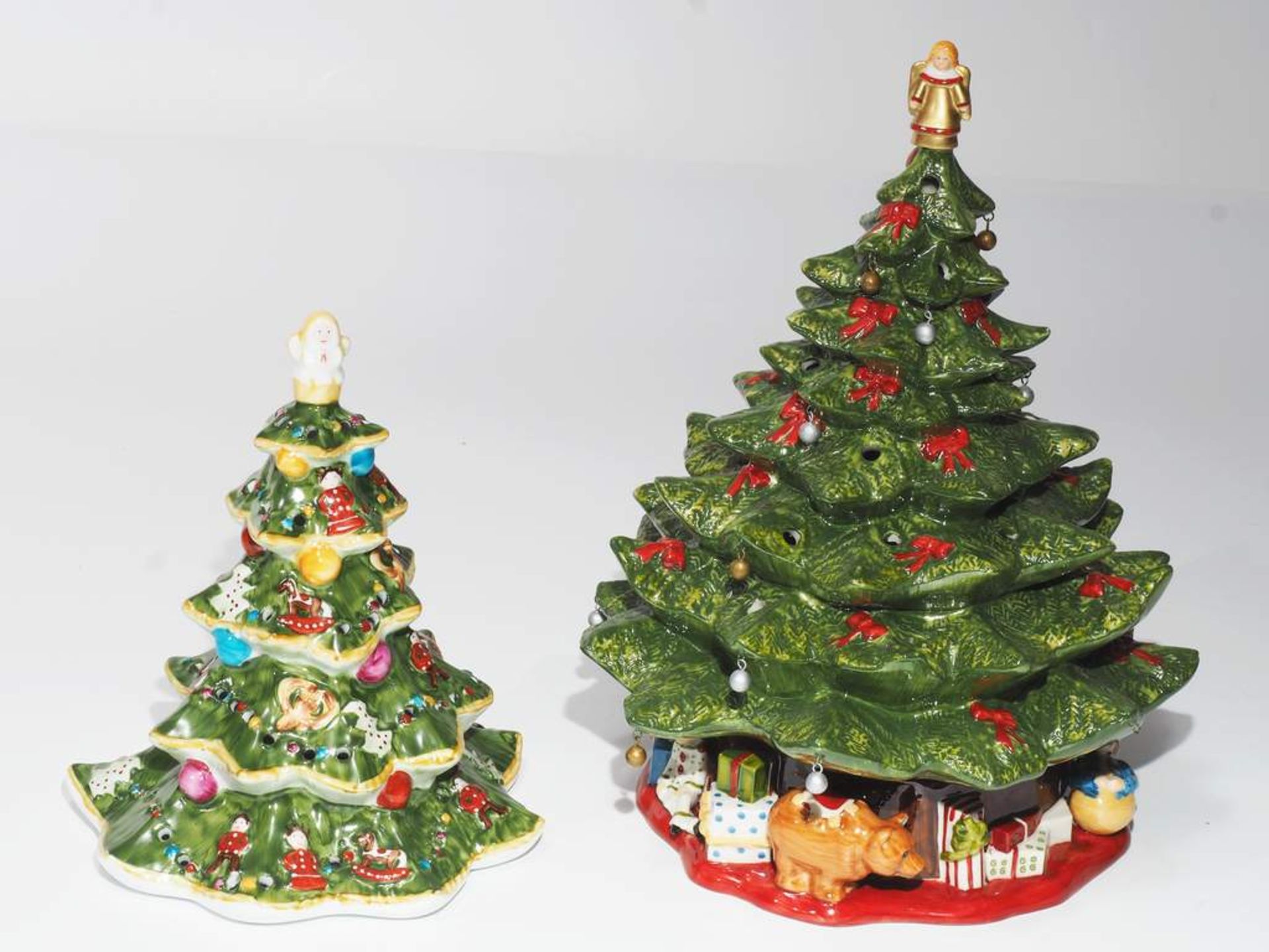 1) Spieluhr "O Tannenbaum", zweiteilig. VILLEROY & BOCH Christmas Toys. Spieluhr spielt den - Bild 2 aus 9