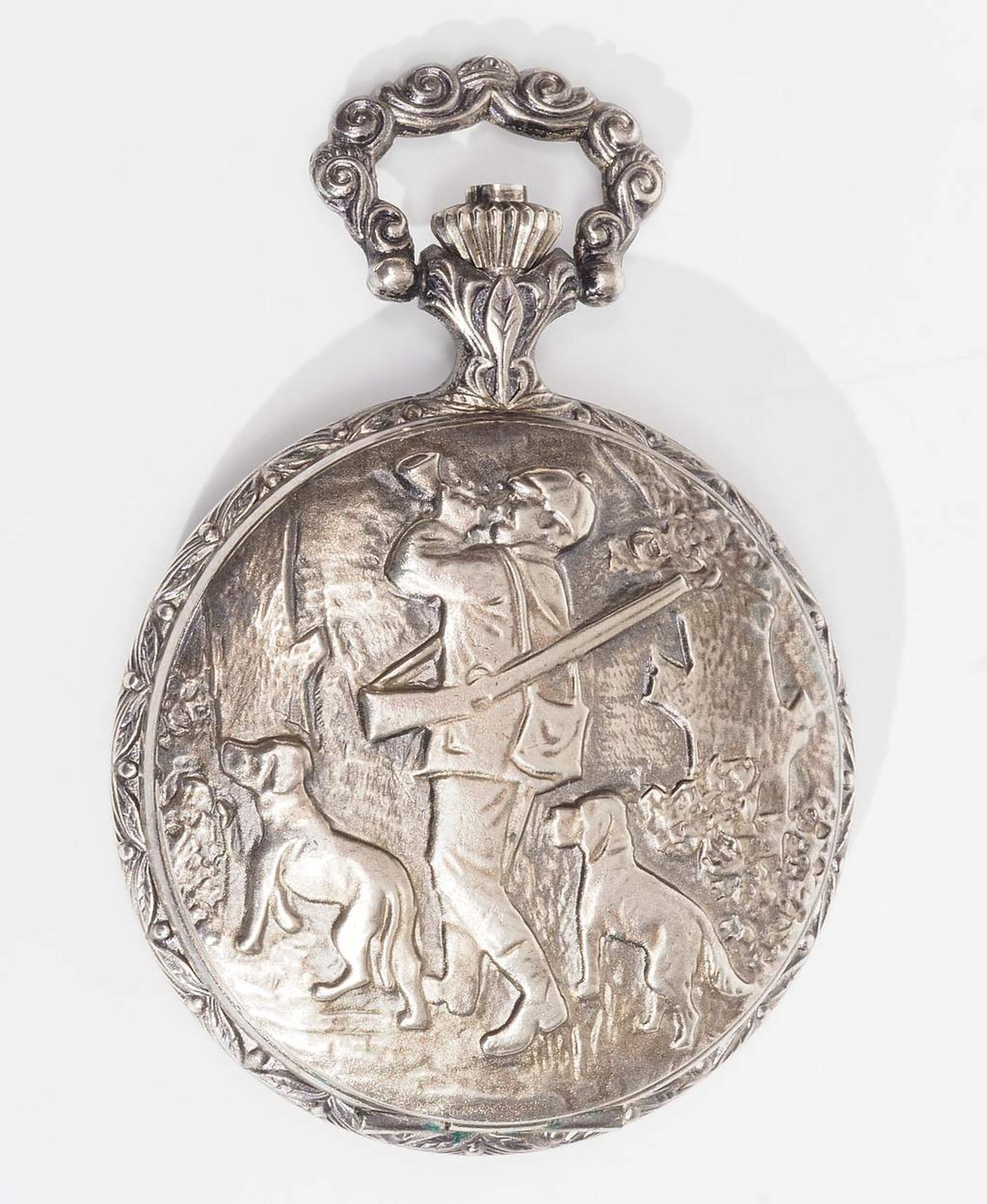 Vier Charivai-Anhänger in Schmuckschatulle "Innsbruck". Dabei eine Taschenuhr, kein Silber, Deckel - Image 4 of 4