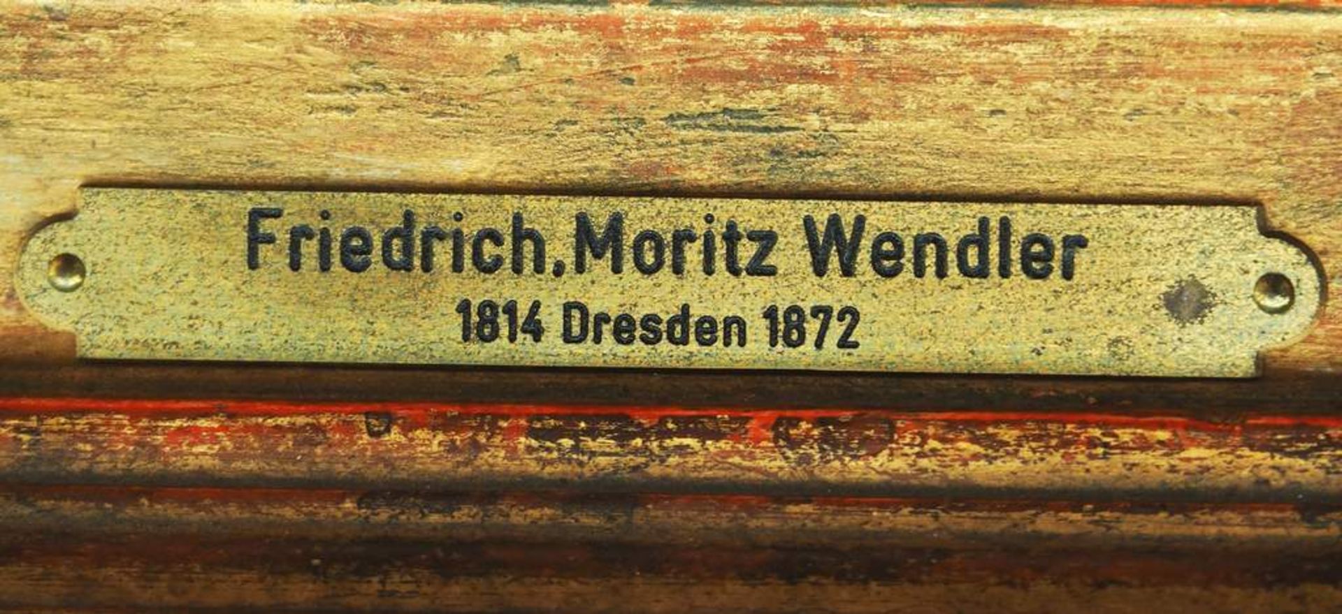 WENLDER, Friedrich Moritz. 1814 Dresden - 1972 ebenda. Adlerhorst im Hochgebirge. Dramatische<b - Bild 7 aus 7