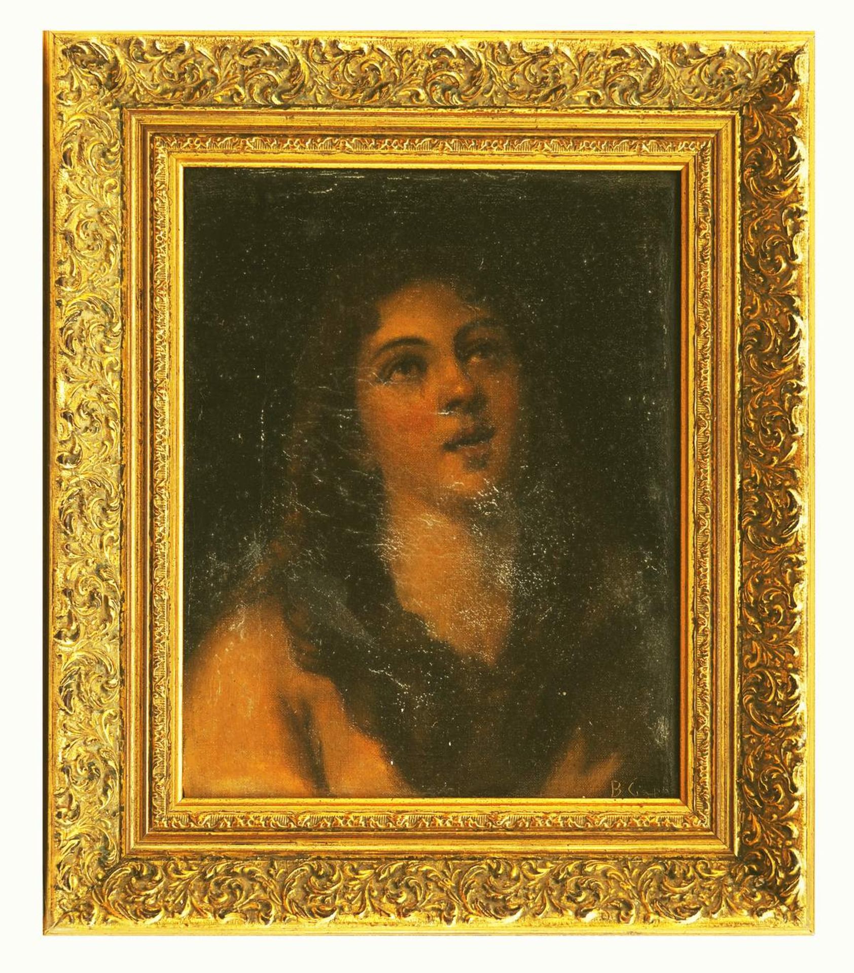 CIAPPA, 19. Jahrhundert. Trauernde Magdalena mit zum Himmel gewandten Blick. Öl auf Leinwand<b - Bild 3 aus 5