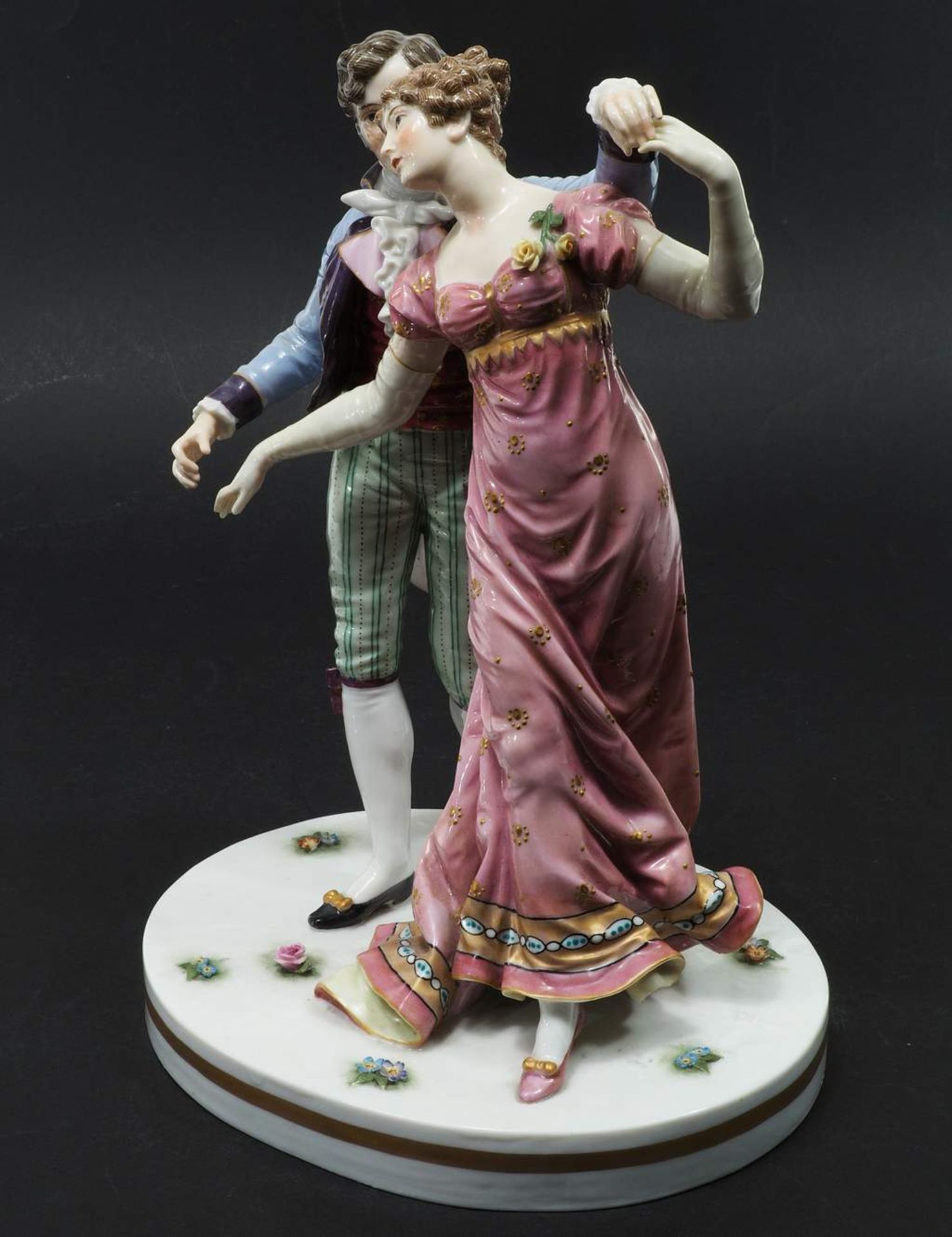 Tanzendes Paar. PASSAU Dressel, Kister & Cie, Marke 1907 - 1920, Modell Nummer 4794. - Bild 4 aus 8