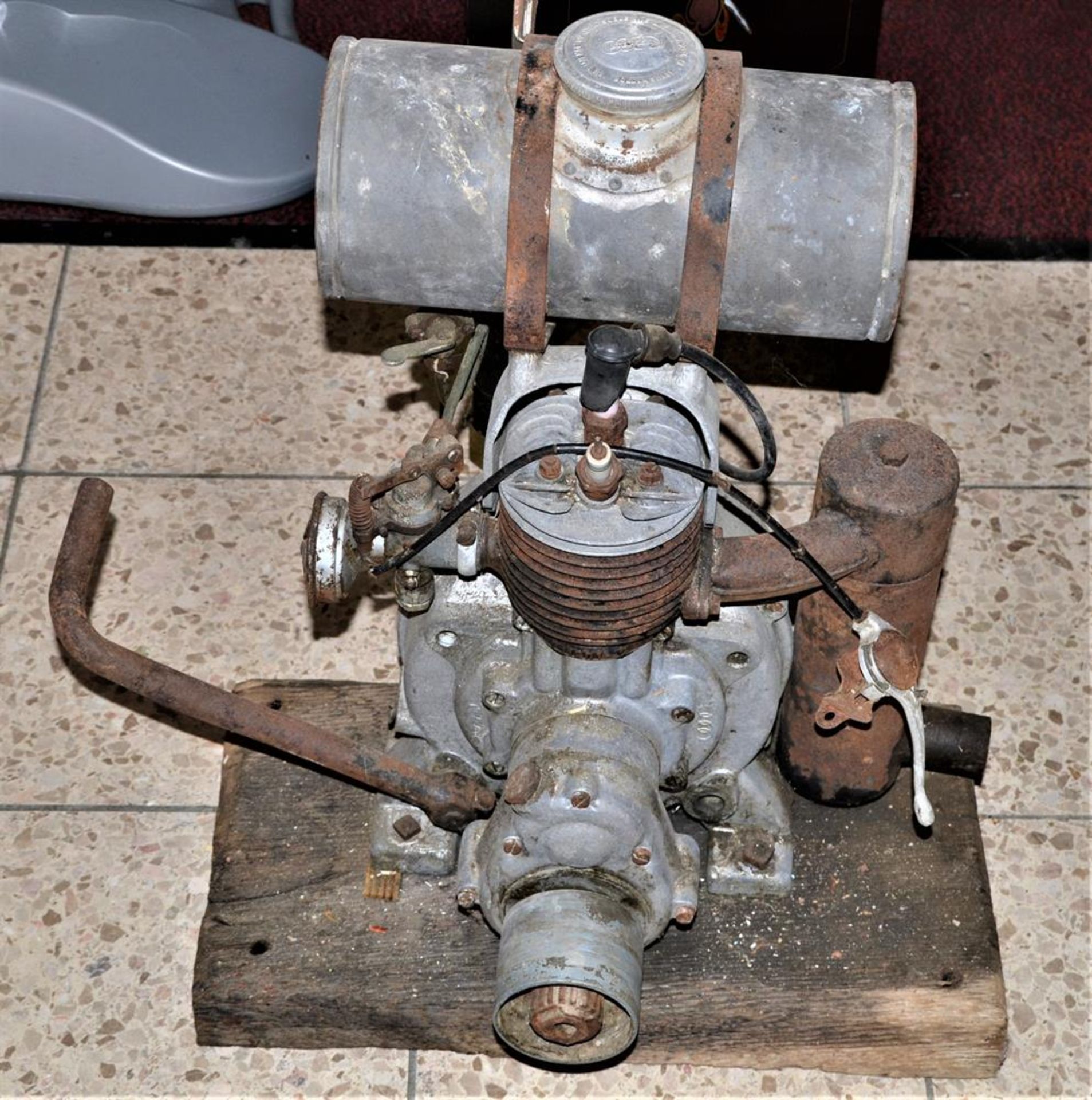 Standmotor DKW, Auto Union AG, Stationärmotor, wahrscheinlich DKW Einzylinder Motor Type EL125