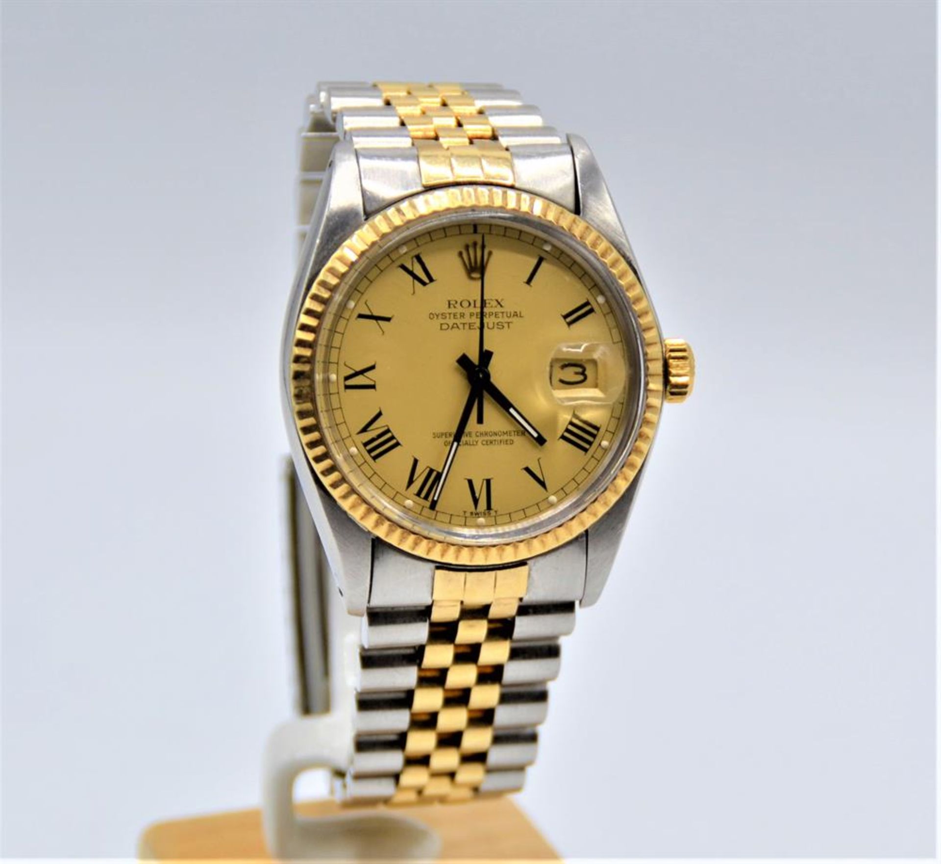 Rolex Datejust Buckley Dial ca. 1985 Stahl/Gold, die Uhr läuft, ohne Box und Papiere