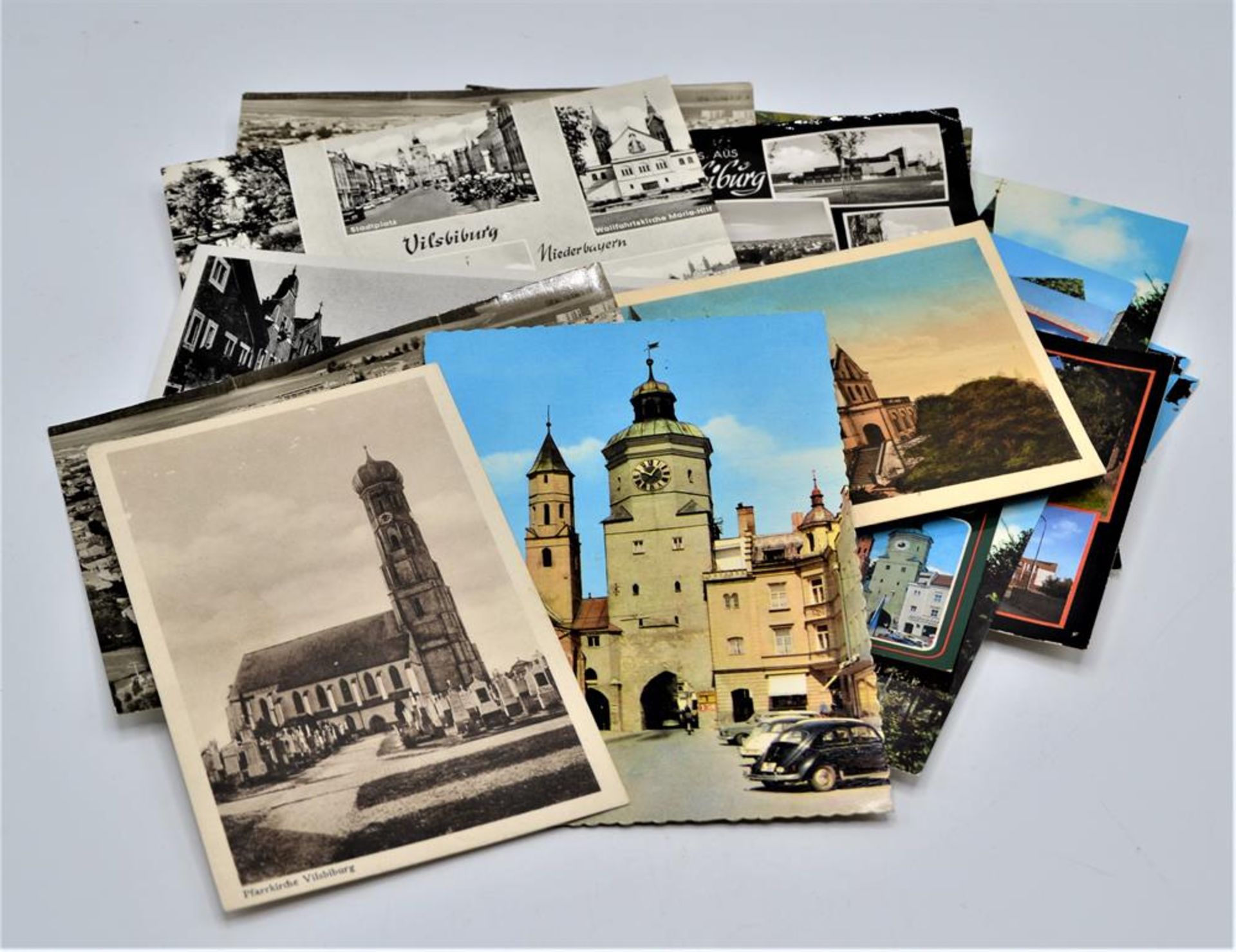 Konvolut Ansichtskarten Postkarten Vilsbiburg Niederbayern 23 Stück teilweise mehrfach vorhanden