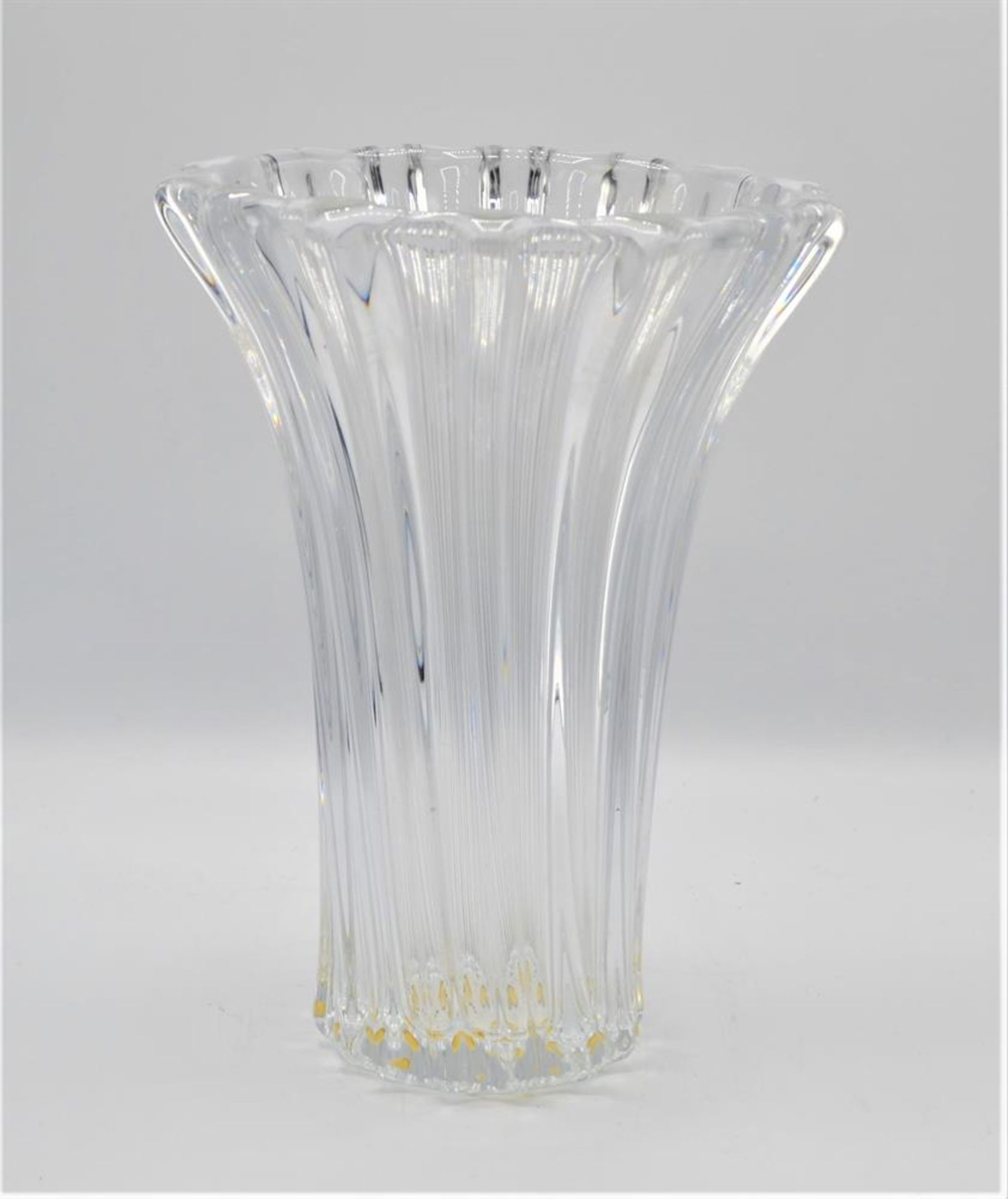 Art Vannes France Kristallglas Vase 27cm