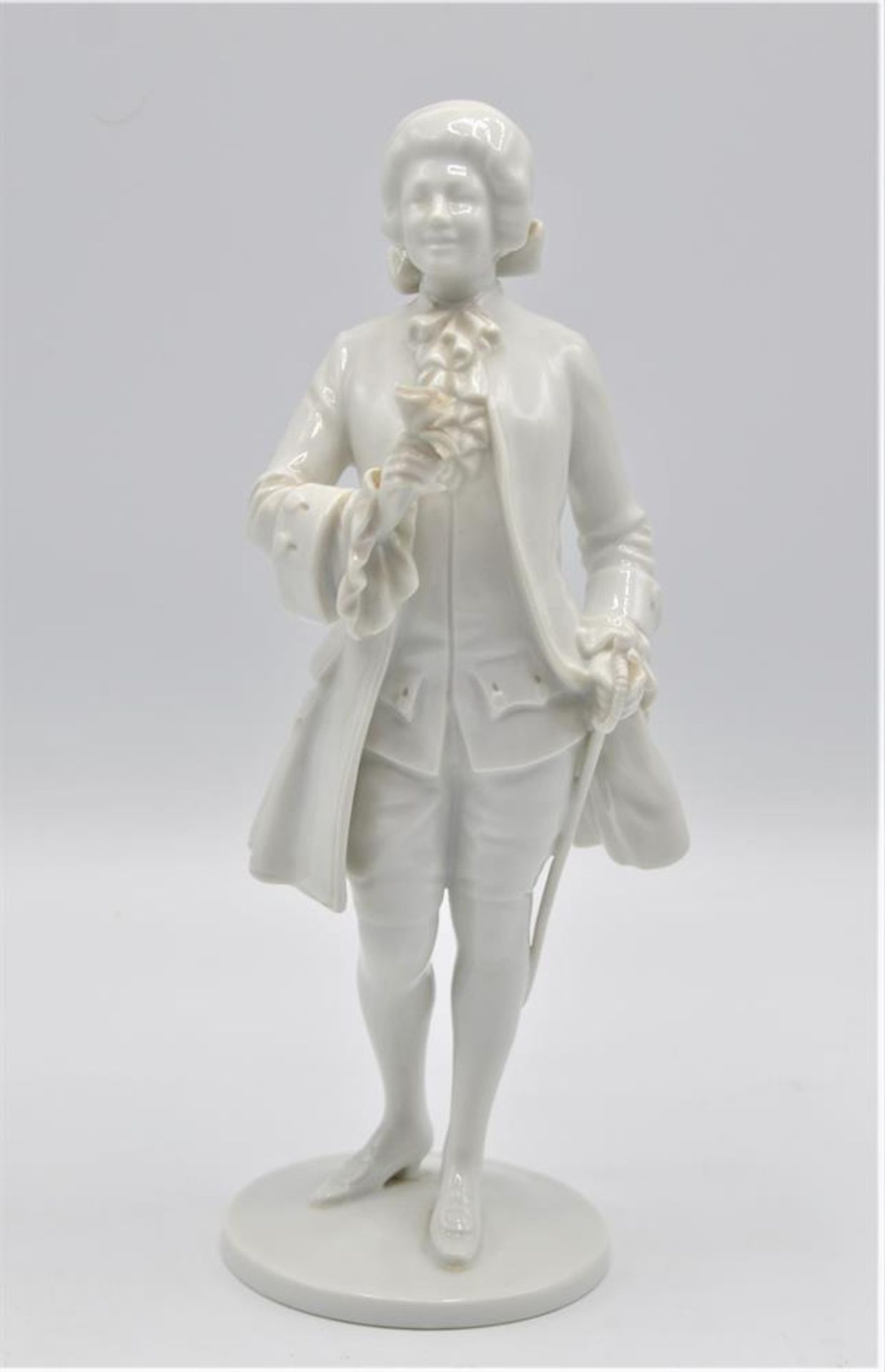 Porzellanfigur Rosenkavalier Wien Augarten Modell 1500 ca. 20cm