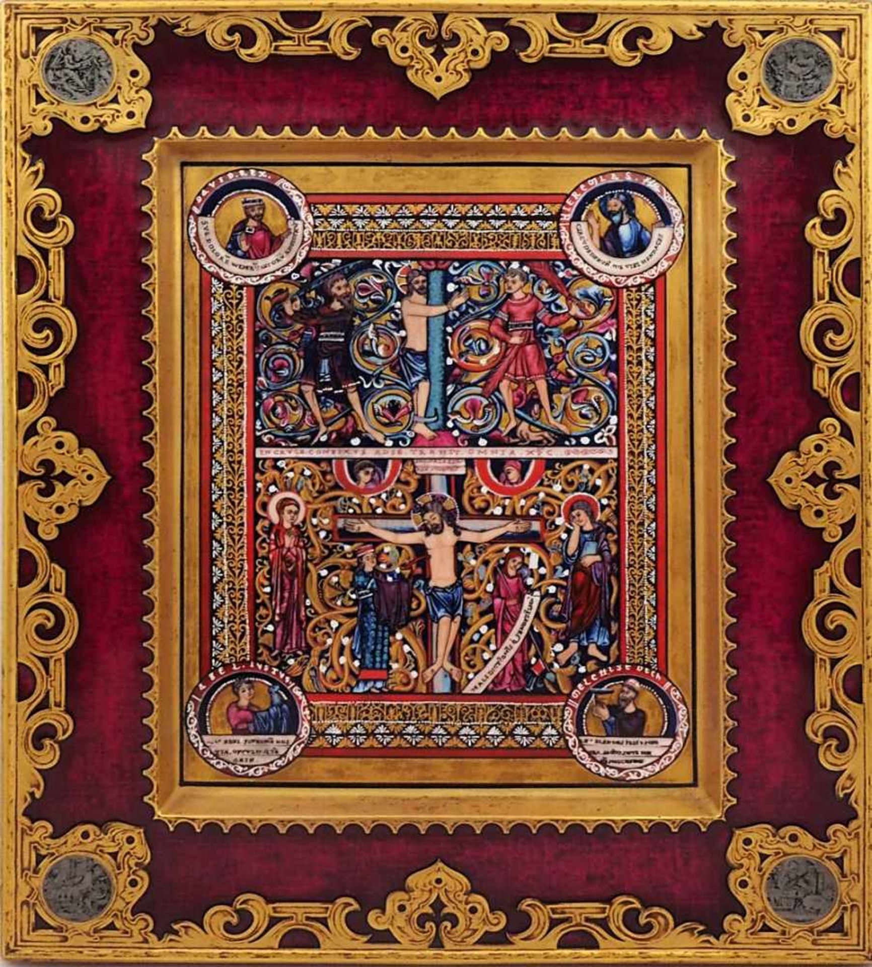 Konvolut Bildplatten Porz. HEINRICH & VILLEROY & BOCHMiniaturen aus dem Leben Heinrichs des Löwen " - Bild 4 aus 7