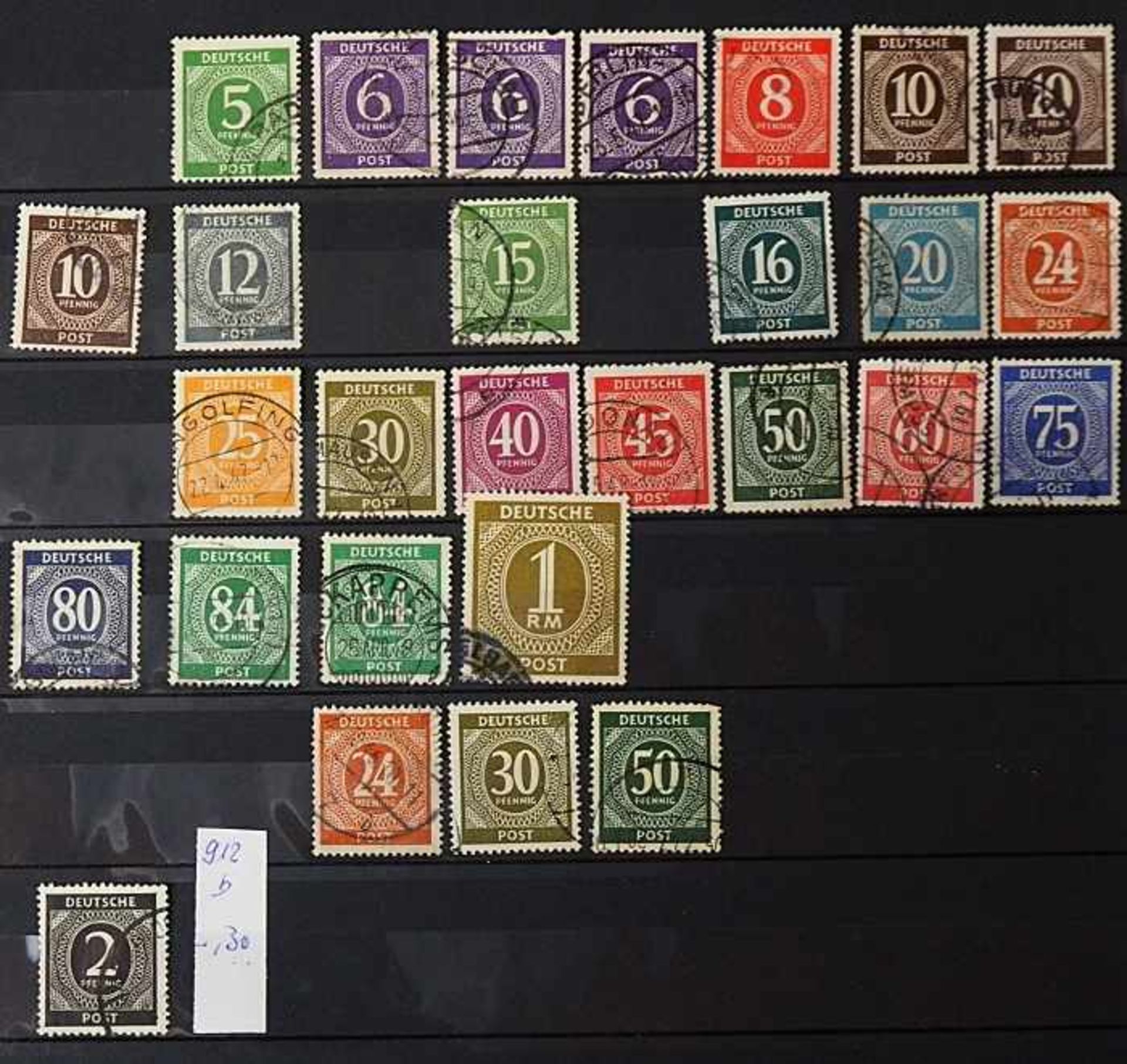 Sammlung Briefmarken, Ersttagsbriefe, Briefe, Fehldrucke u.a., gestempelt/ungestempelt,Bayern, - Bild 3 aus 5