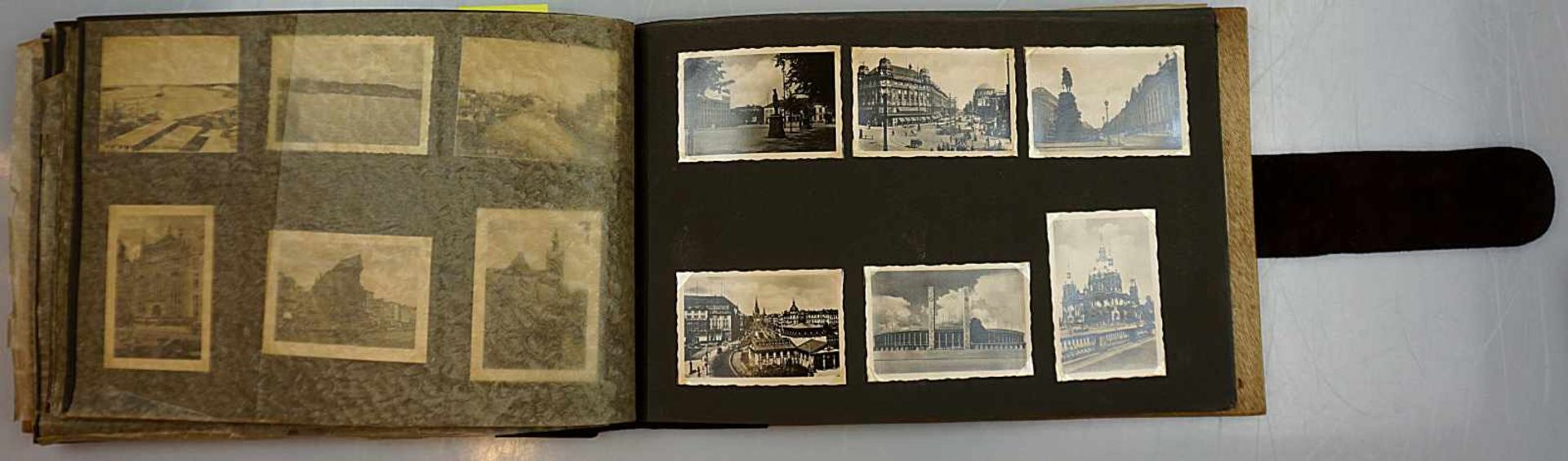 1 Konv. Fotoalben 1930 Jh. z.T. 3. Reich"Schulungslager der DRP ZESEN 1939" Stadtansichten von Köln, - Bild 2 aus 9