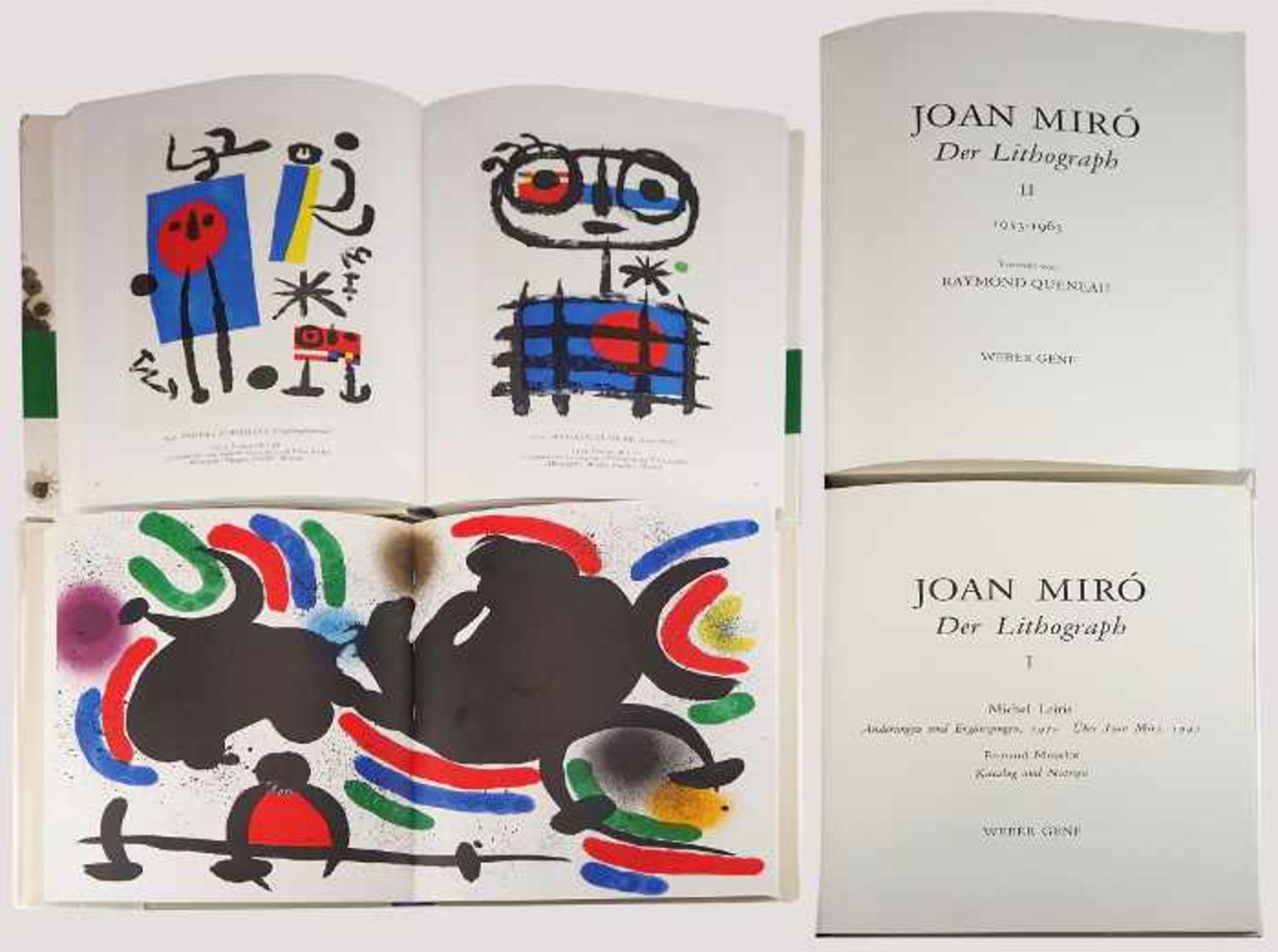 2 Bücher "Joan Miro - Der Lithograph", Teil 1 und 2Hrsg. Michael LEIRIS und Raymond QUENEAU, Weber- - Bild 2 aus 4