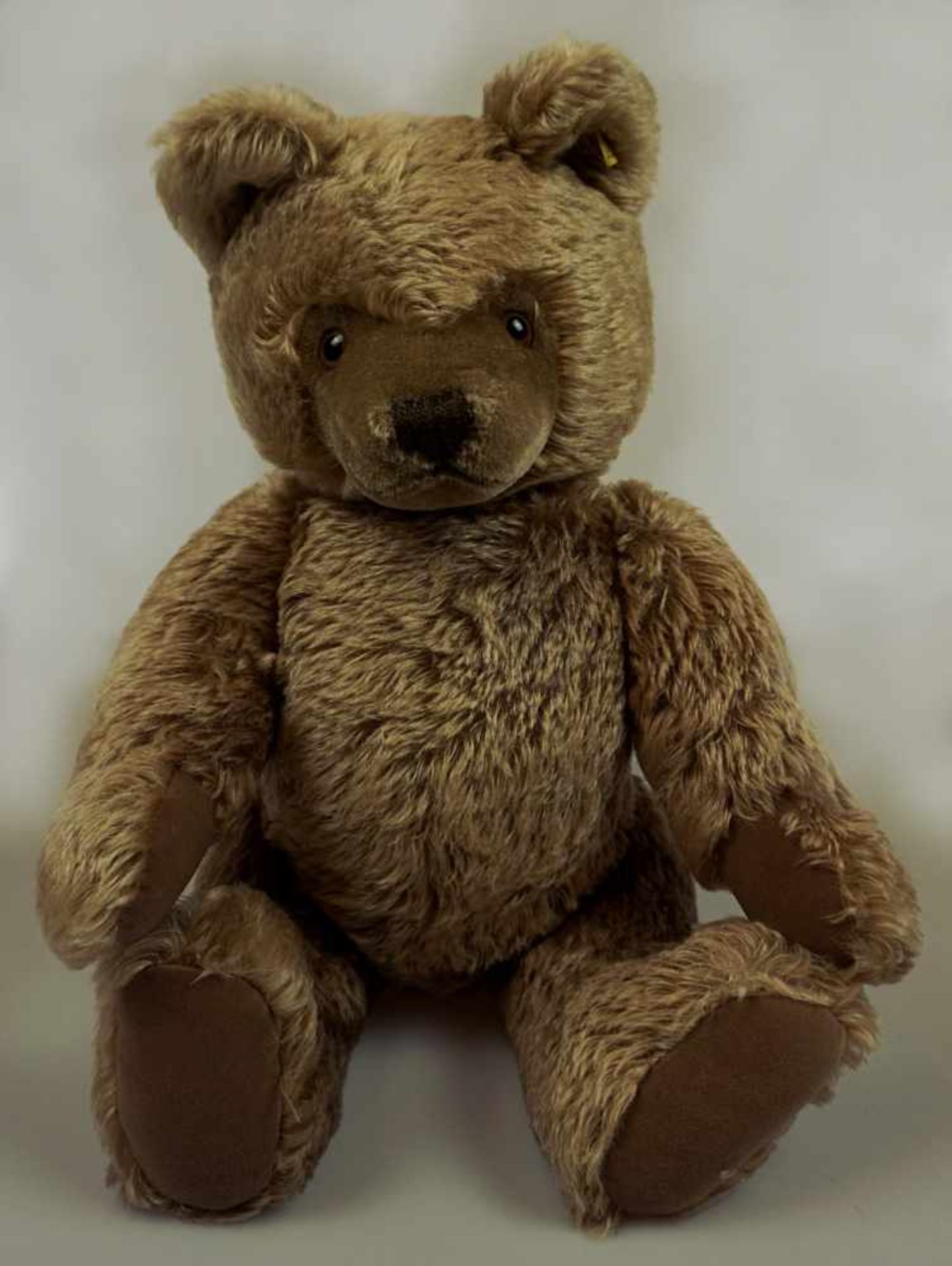 Teddybär STEIFF, wohl 1960er Jahremit Stimme, H ca. 49cm, Asp. - Bild 2 aus 2