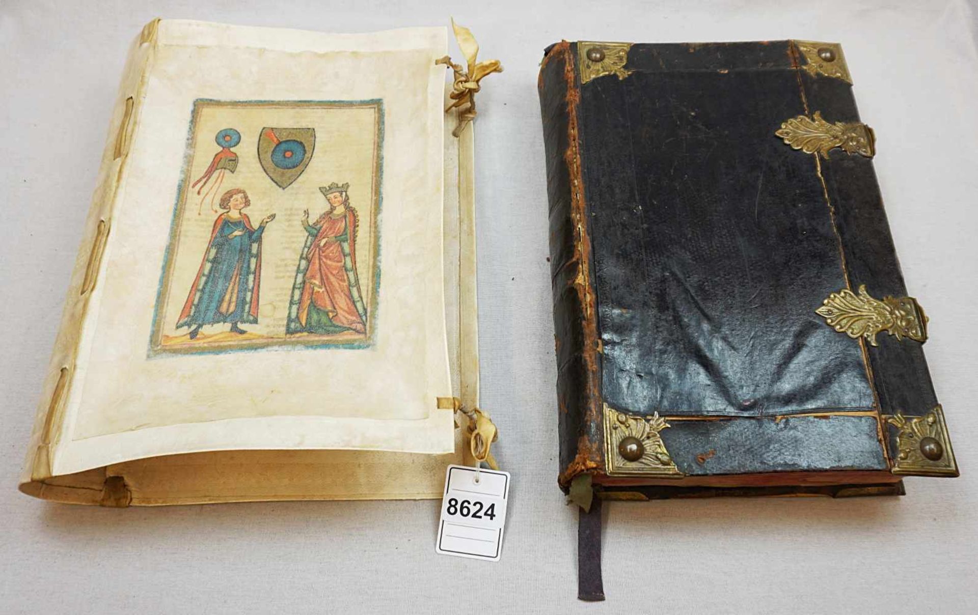 1 Buch "Missale Romano-Moguntinum ... D. Philippi Caroli" dat. 1742mit Kupferstichen Joh. Henrici