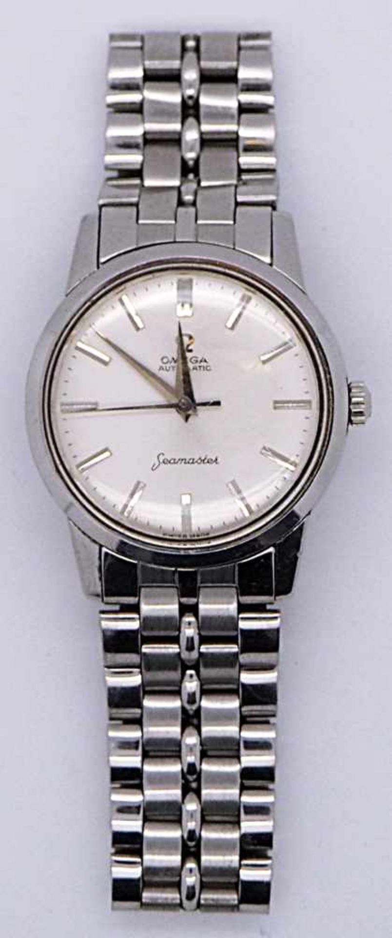 1 Herrenarmbanduhr OMEGA "Seamaster"Edelstahl Automatik Gsp.