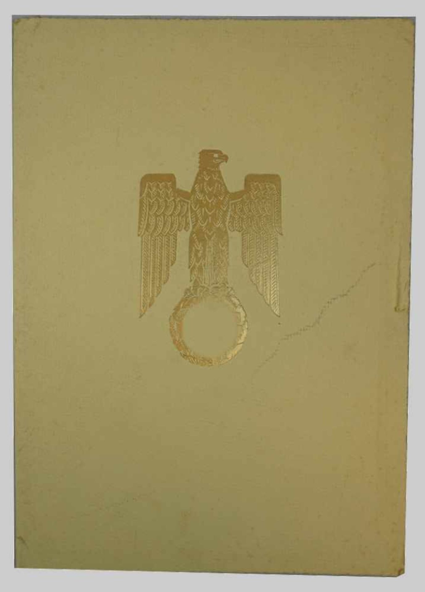 1 Konv. Dokumente/Urkunden 3. Reich u.a.:"Beförderung zum Major z.D." dat. 1941 mit Unterschrift u. - Image 2 of 2