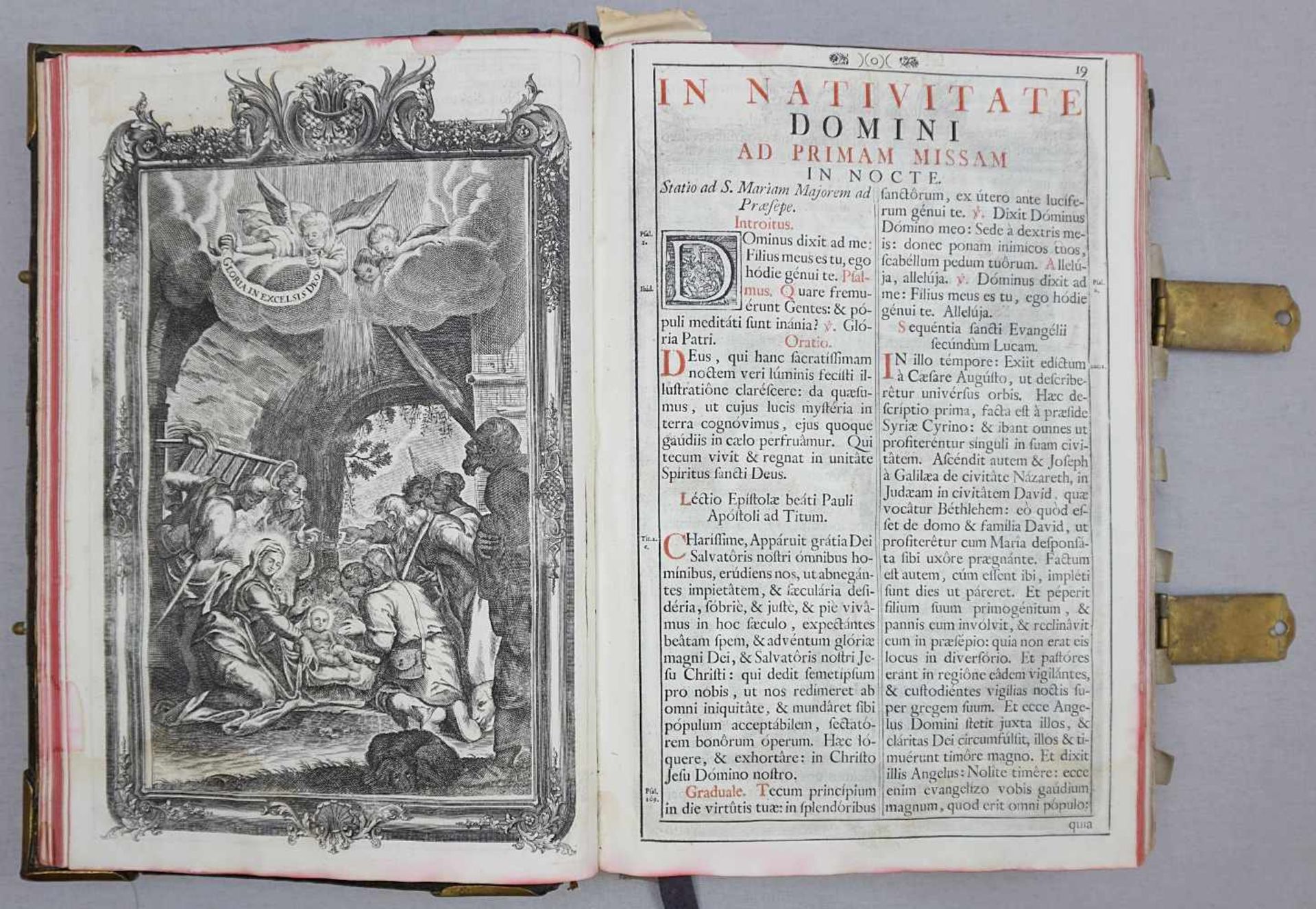 1 Buch "Missale Romano-Moguntinum ... D. Philippi Caroli" dat. 1742mit Kupferstichen Joh. Henrici - Image 3 of 3