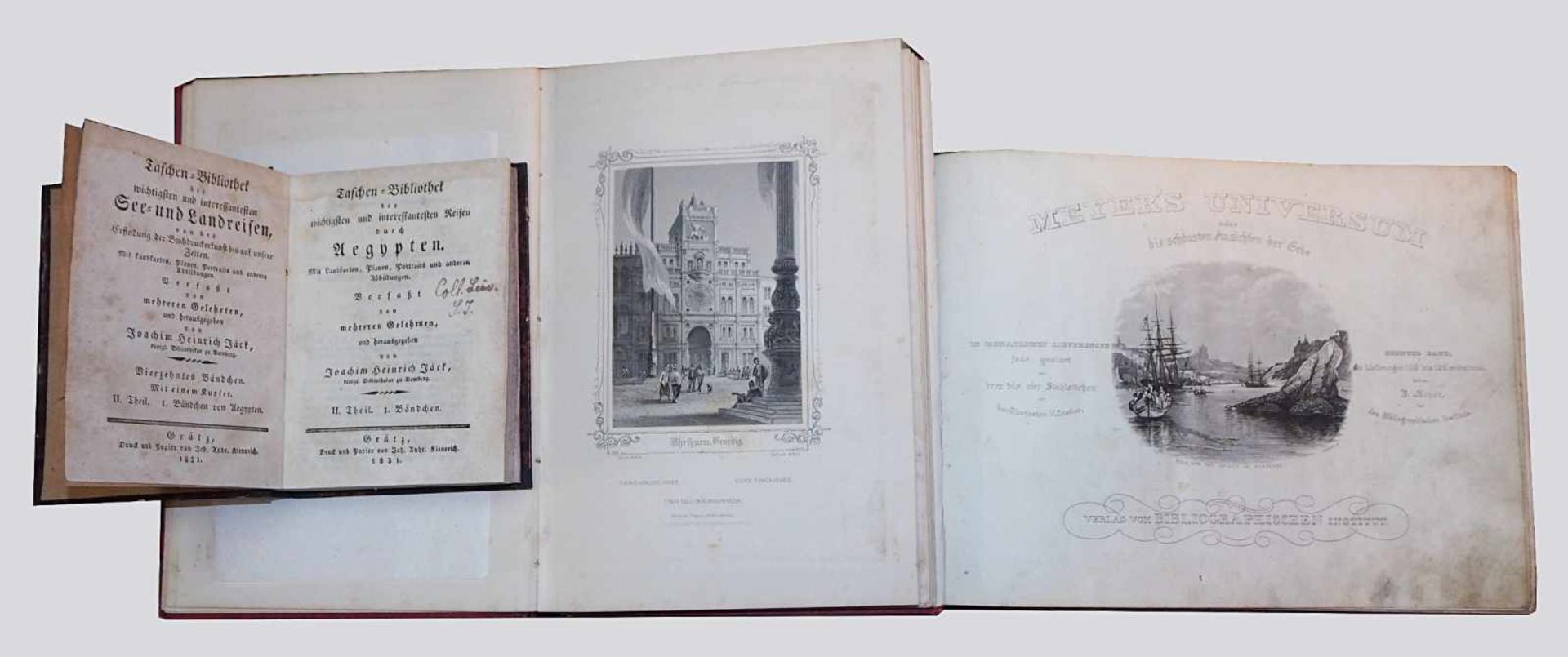 1 Buch "Aegypten" hg. v. Joachim Heinrich JÄCK, Grätz 18311 Buch "Venedig-24 Ansichten" München 1846