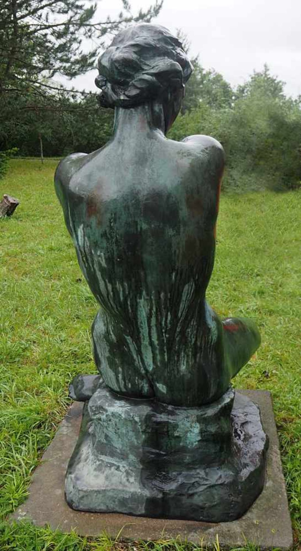 1 Bronzeplastik "Olympia" auf Plinthe signiert F. KLIMSCH - Bild 6 aus 11