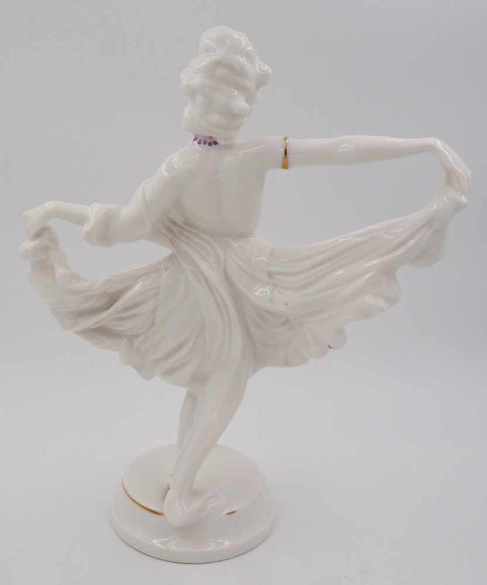1 Figur Porzellan HUTSCHENREUTHER "Tänzerin" - Bild 3 aus 4