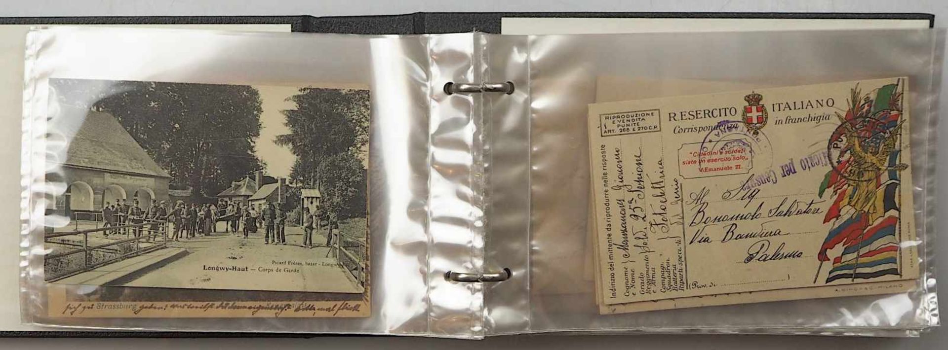 1 Konv. Postkarten, Feldpostbriefe u.a. z.T. um 1900/1930er/1940er Jahre - Image 4 of 5
