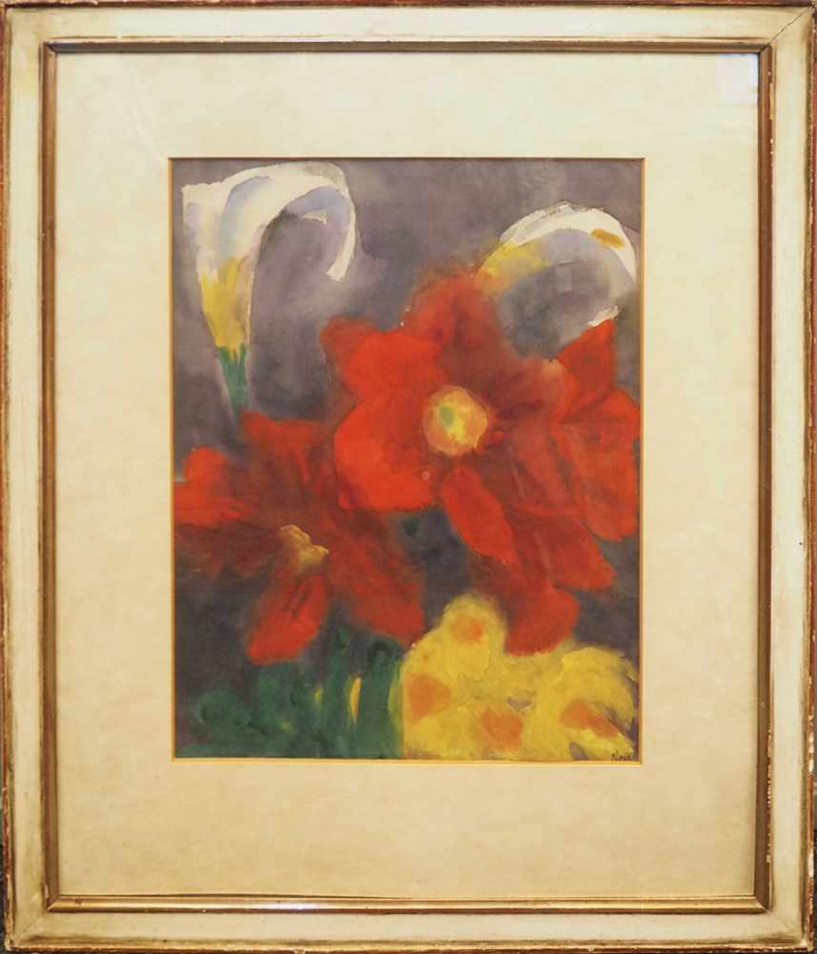 1 Aquarell "Blumenstück" R.u. signiert NOLDE - Image 2 of 4