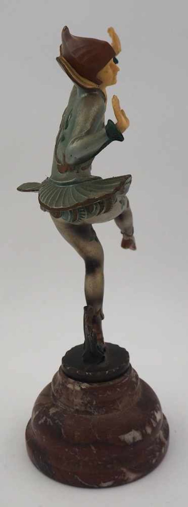 1 Figur Metalll u.a."Tänzerin" wohl um 1900-1920 - Bild 4 aus 5