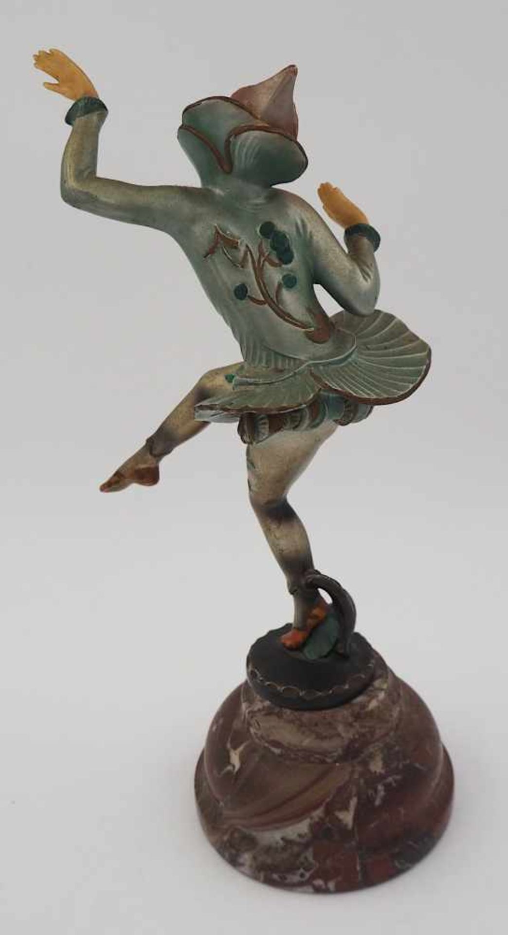 1 Figur Metalll u.a."Tänzerin" wohl um 1900-1920 - Bild 3 aus 5