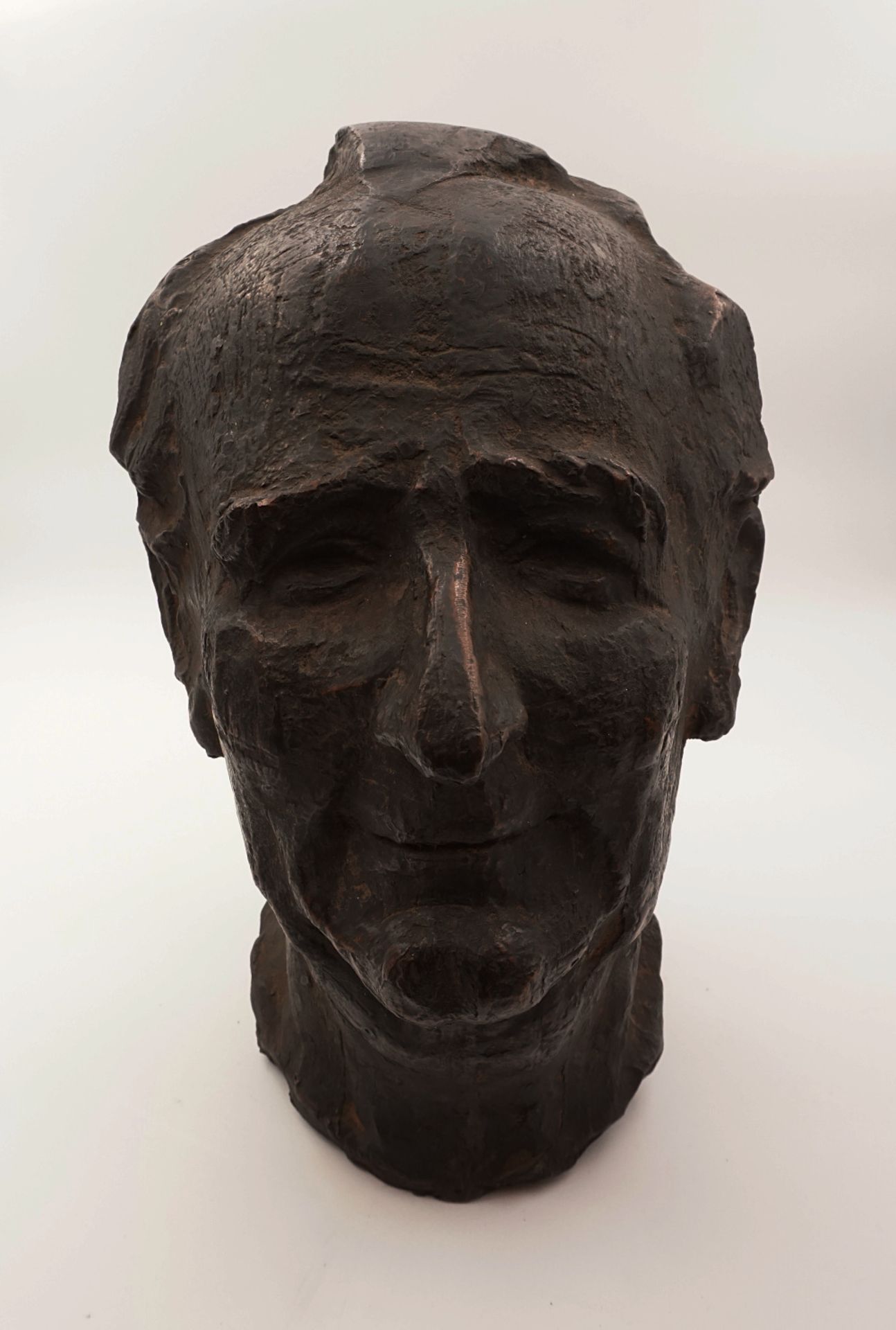 2 Plastiken Bronze "Portrait von Dr. Joseph E. Drexel, Gründer der Nürnberger Nachrichten und s - Bild 4 aus 7