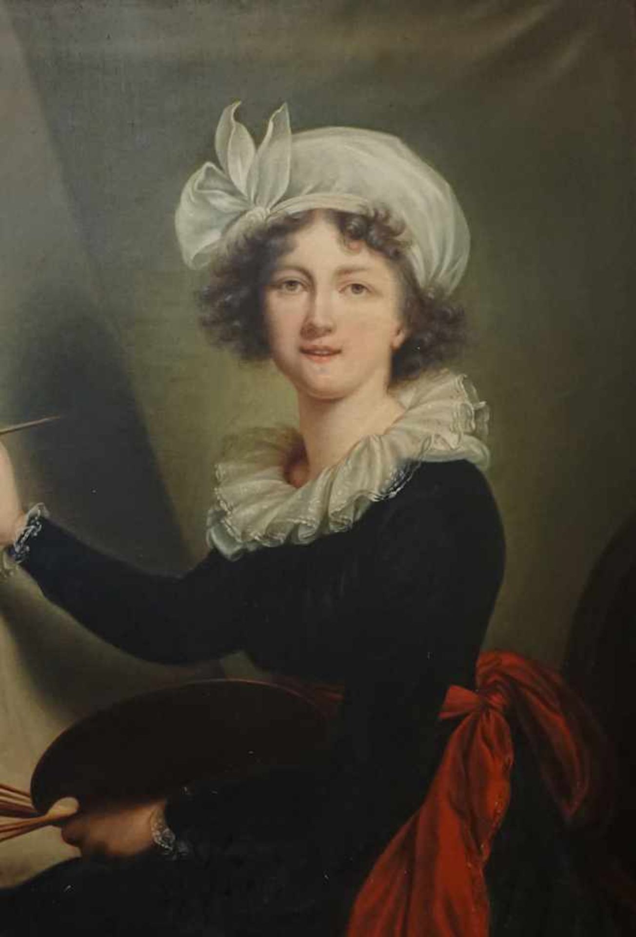 1 Ölgemälde "Selbstportrait der Künstlerin Elisabeth Louise Vigée le Brun" - Image 2 of 4