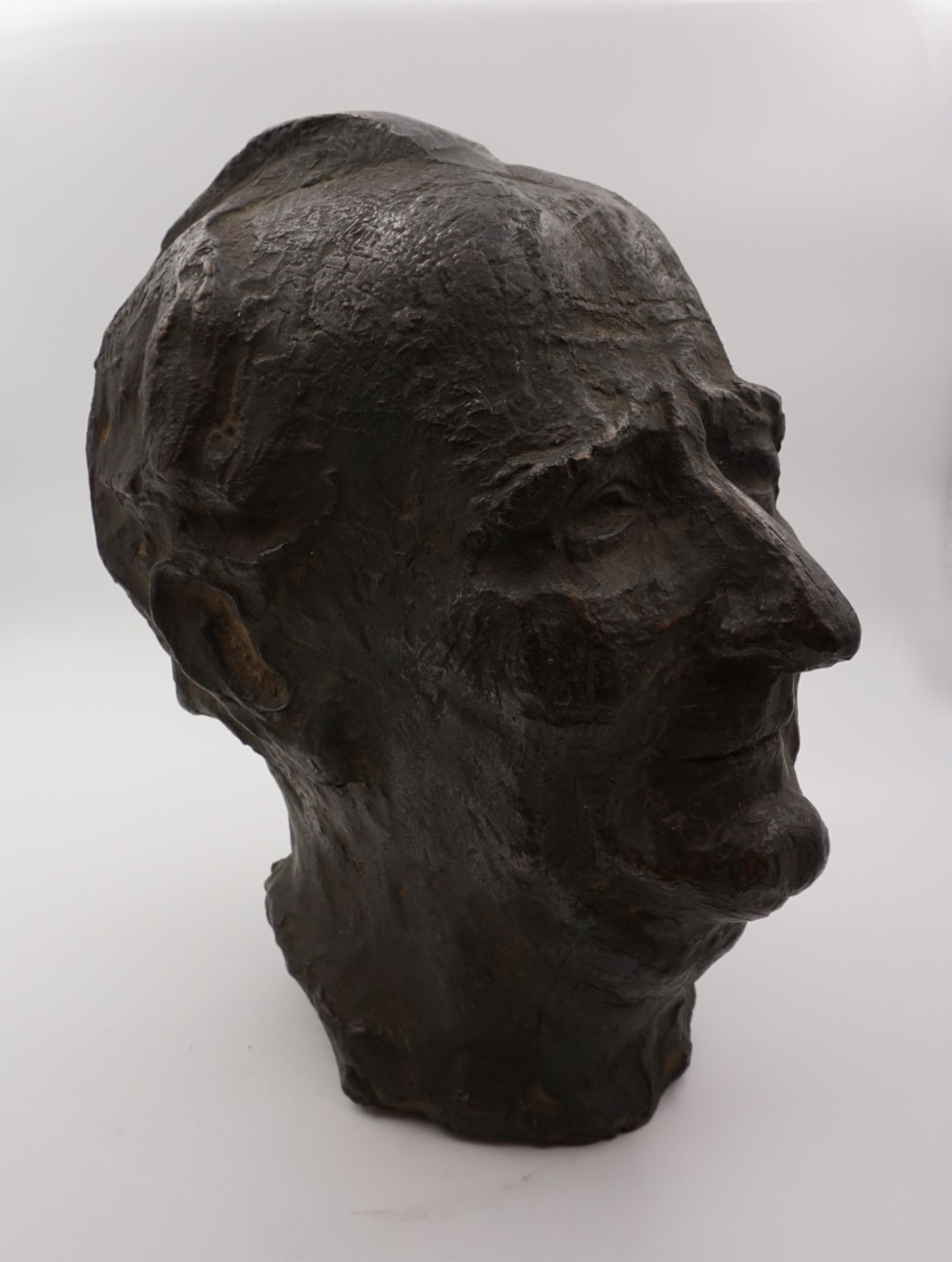 2 Plastiken Bronze "Portrait von Dr. Joseph E. Drexel, Gründer der Nürnberger Nachrichten und s - Bild 6 aus 7