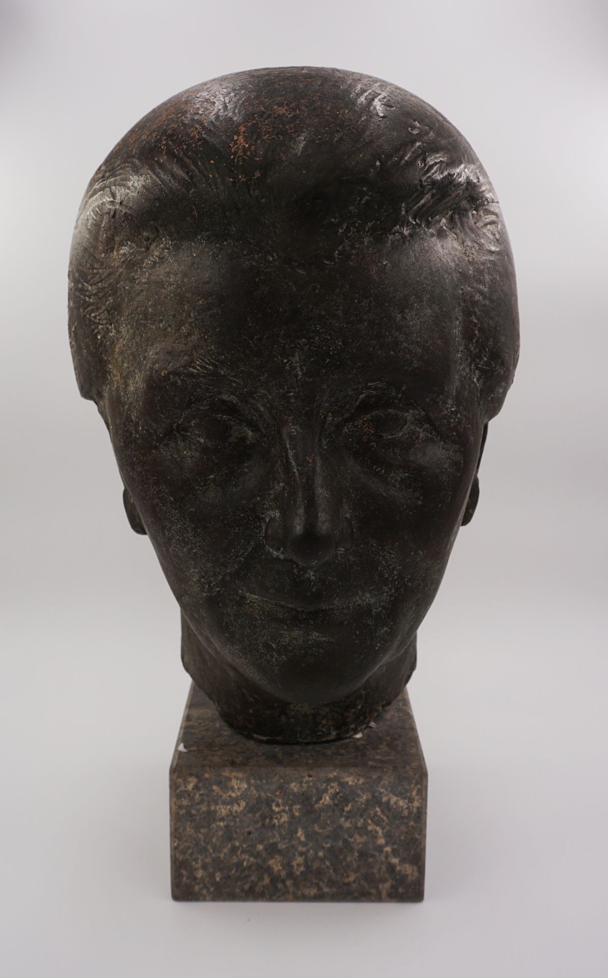 2 Plastiken Bronze "Portrait von Dr. Joseph E. Drexel, Gründer der Nürnberger Nachrichten und s