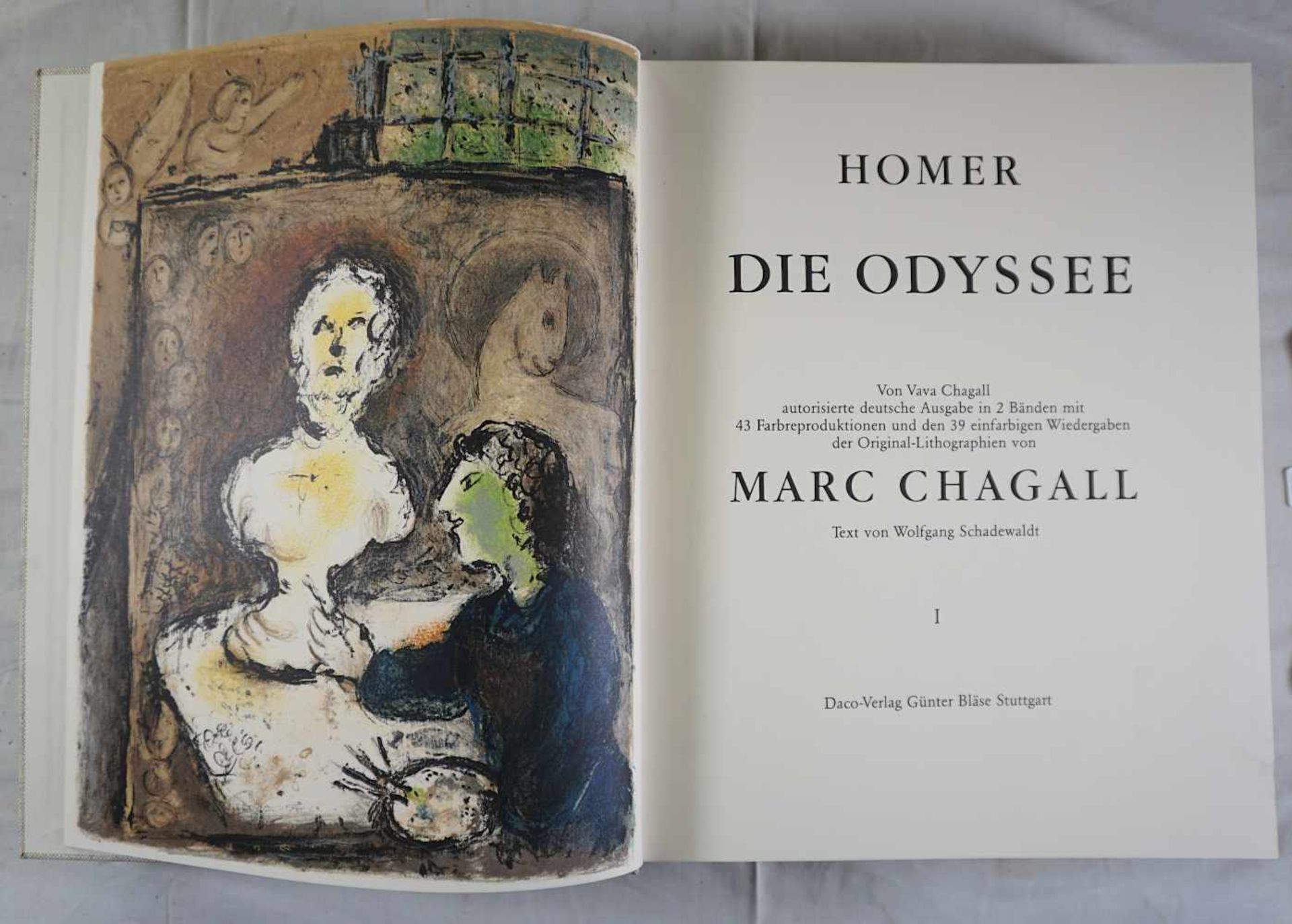 1. Band der Ausgabe: "Homer - Die OdysseeVon Vava Chagall autorisierte deutsche Ausgab