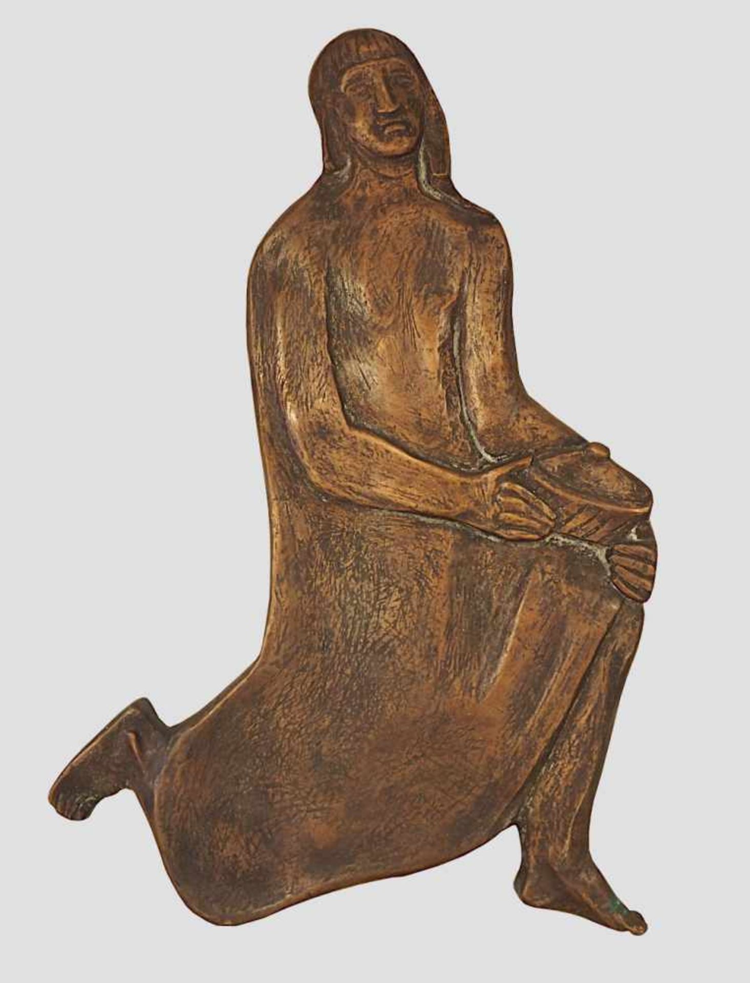 1 Konv. Skulpturen Bronze/Holz 20. Jh., z.T. monogr. SCHlt. EL wohl Michael SCHUBERT ( - Bild 4 aus 4
