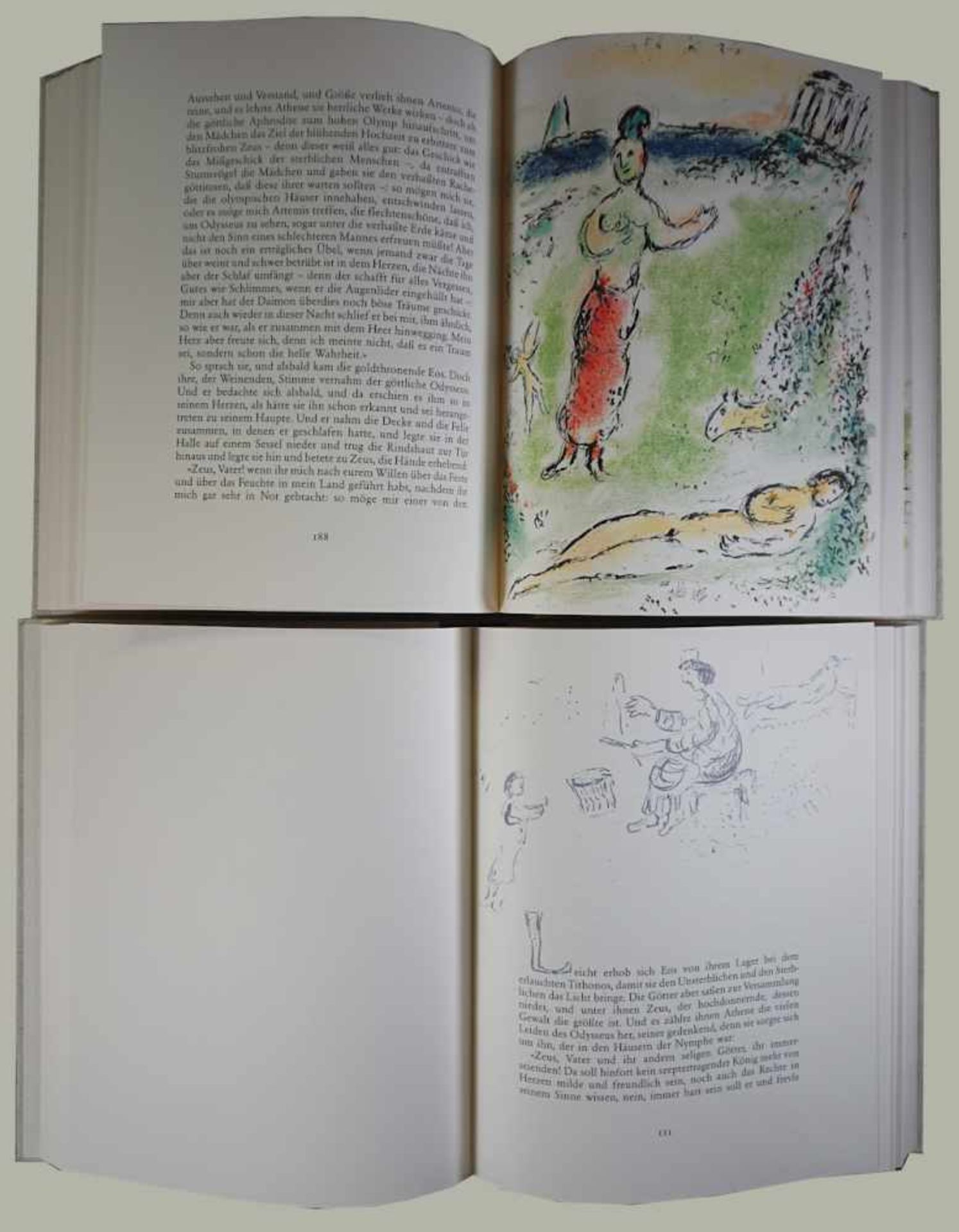 2 Bände "Homer - Die Odyssee"Von Vava Chagall autorisierte deutsche Ausgabe in 2 Bän - Bild 2 aus 2