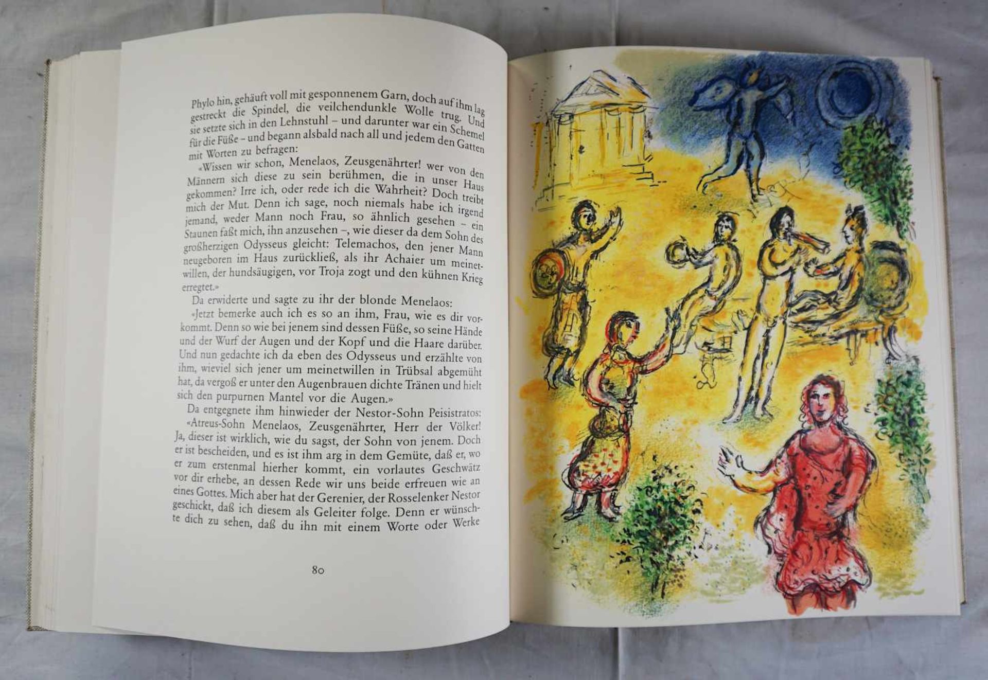 1. Band der Ausgabe: "Homer - Die OdysseeVon Vava Chagall autorisierte deutsche Ausgab - Image 2 of 2