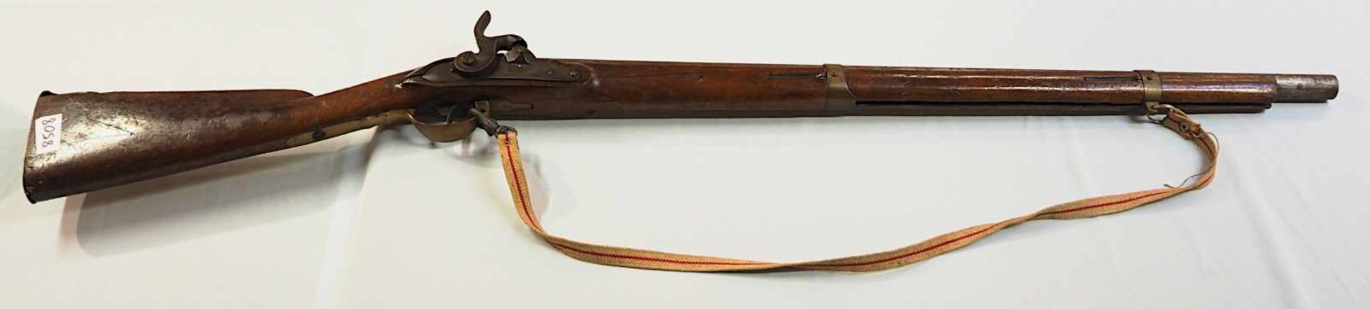 1 Hinterladergewehr wohl MAUSER Mod. 71/84auf Verschluss gemarkt "1886/1887 Amberg" u. - Bild 2 aus 2