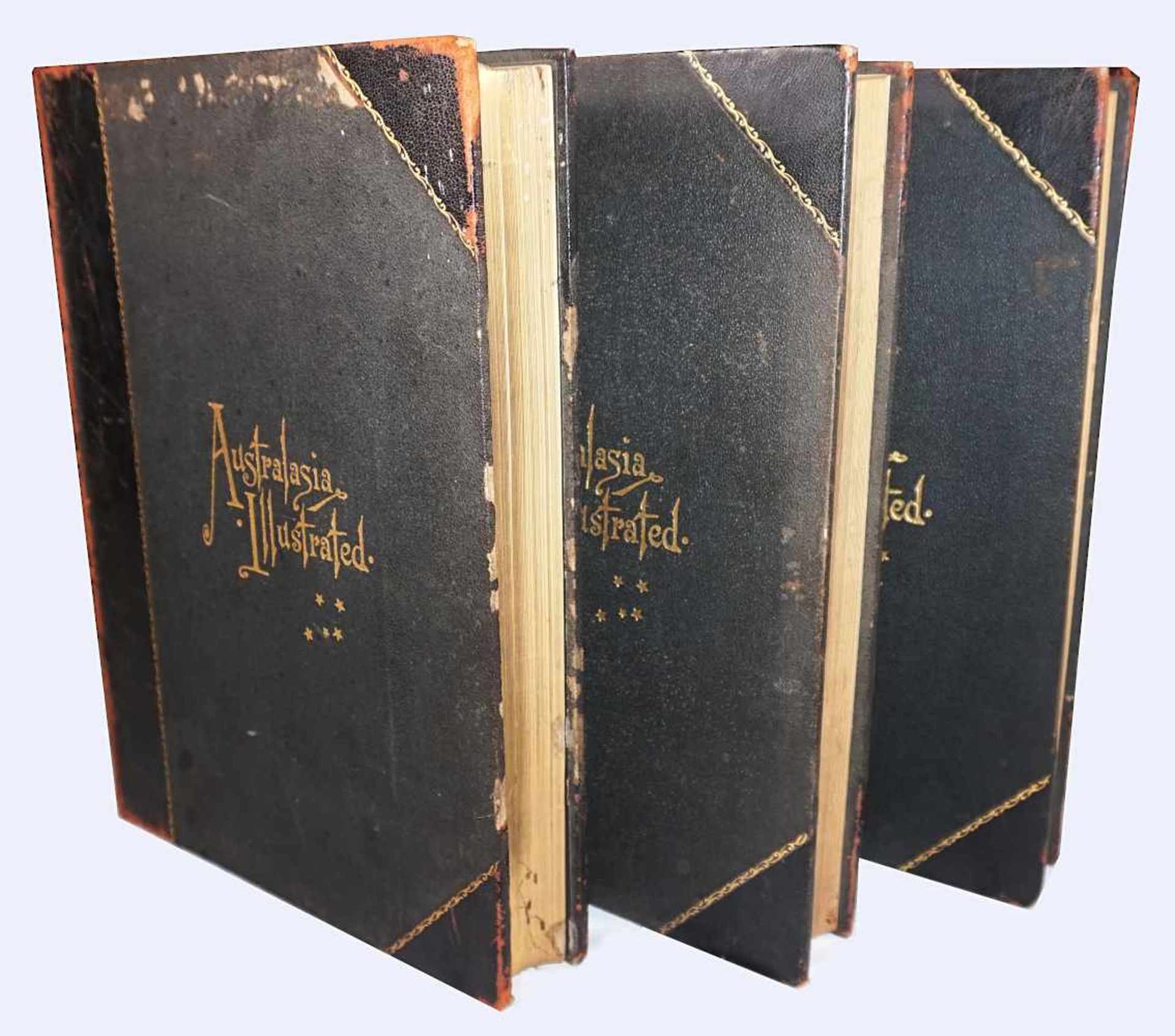 1 Trilogie "Australasia Illustrated (...)" Edited by Andrew GARRANSydney (...) 1892, m