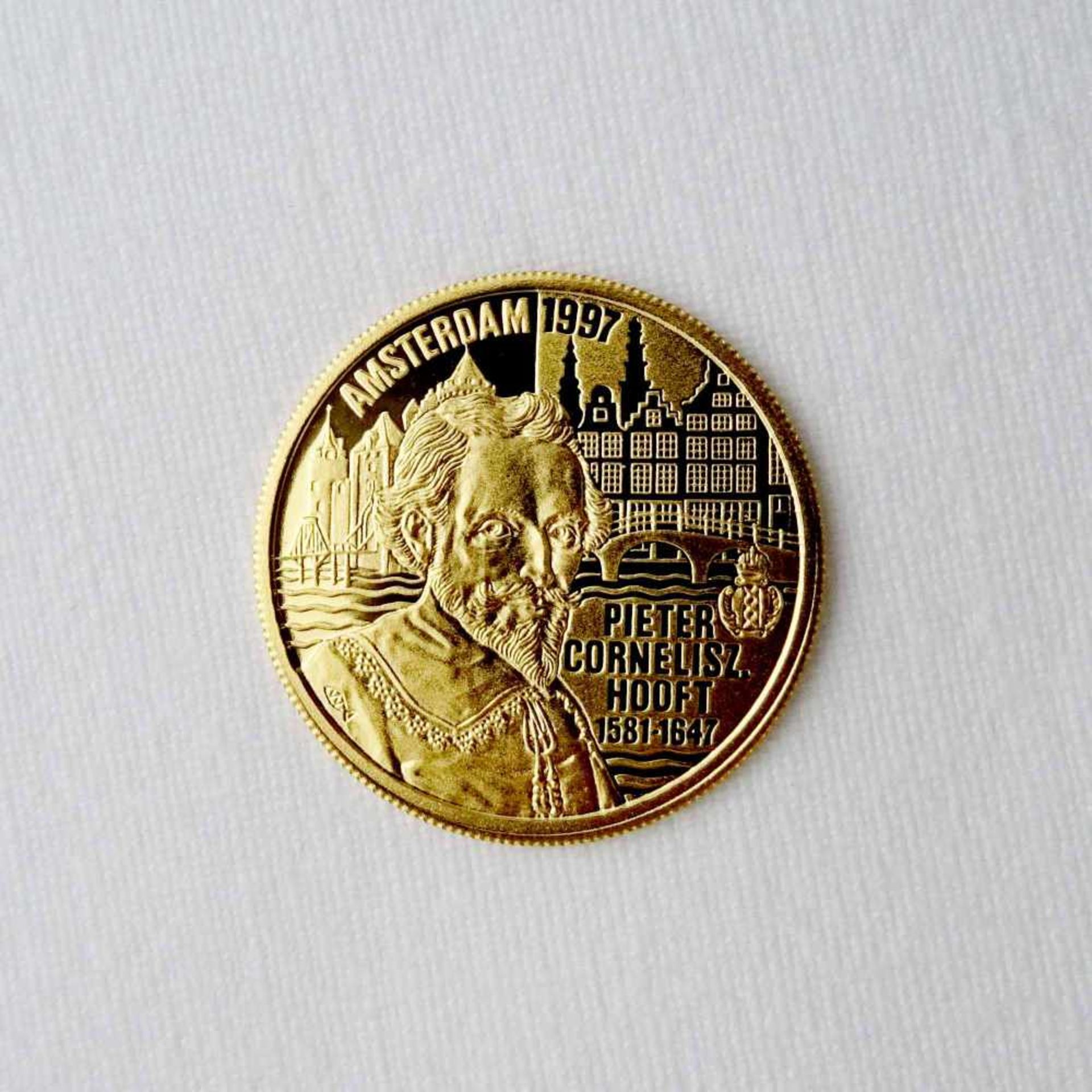 Goldmedaille (916), Niederlande100 Euro, 1997, ca. 3,5 g