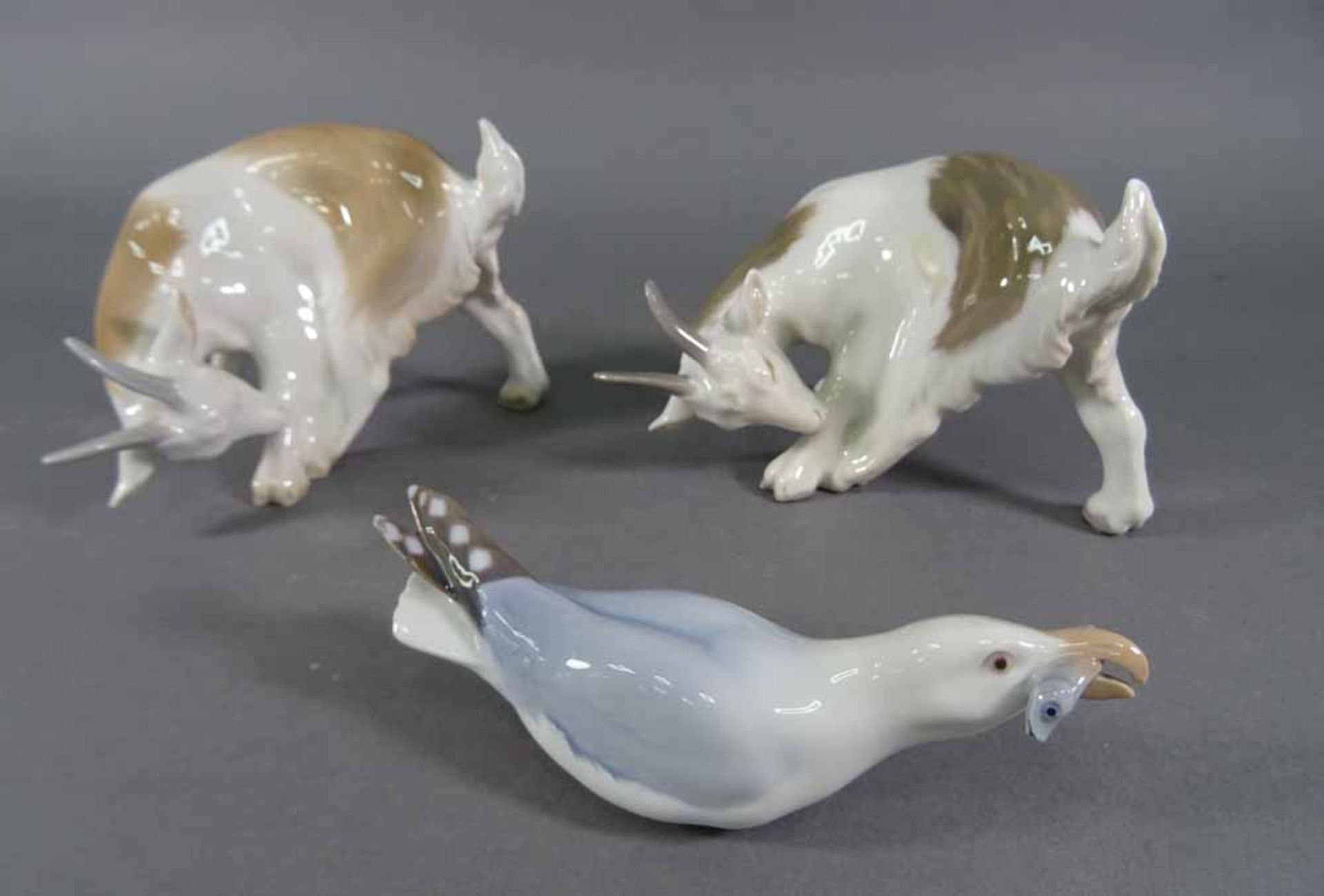 Drei Porzellanfiguren, Bing & Groendahl