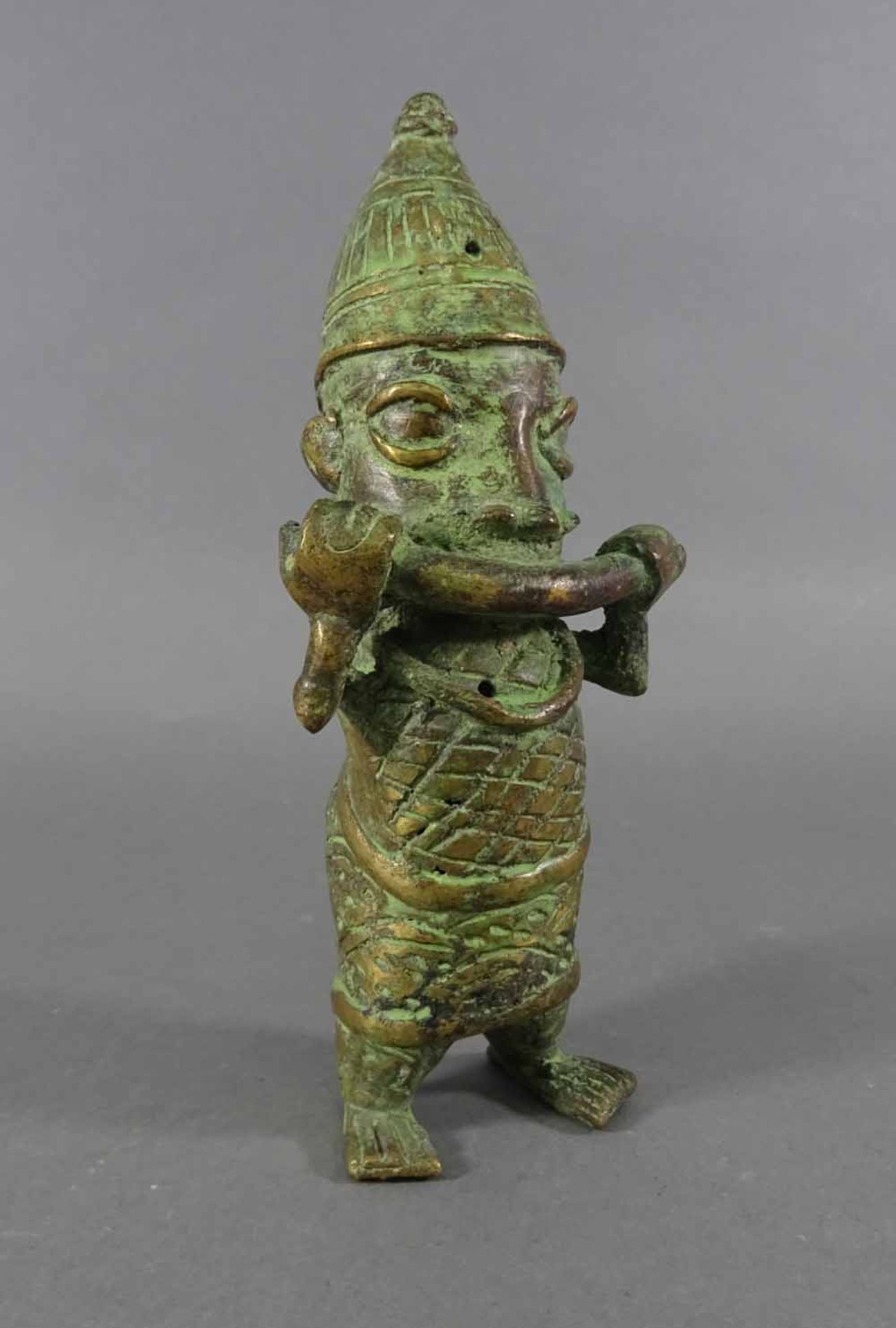 Bronzefigur, Kamerun, H = 19 cm