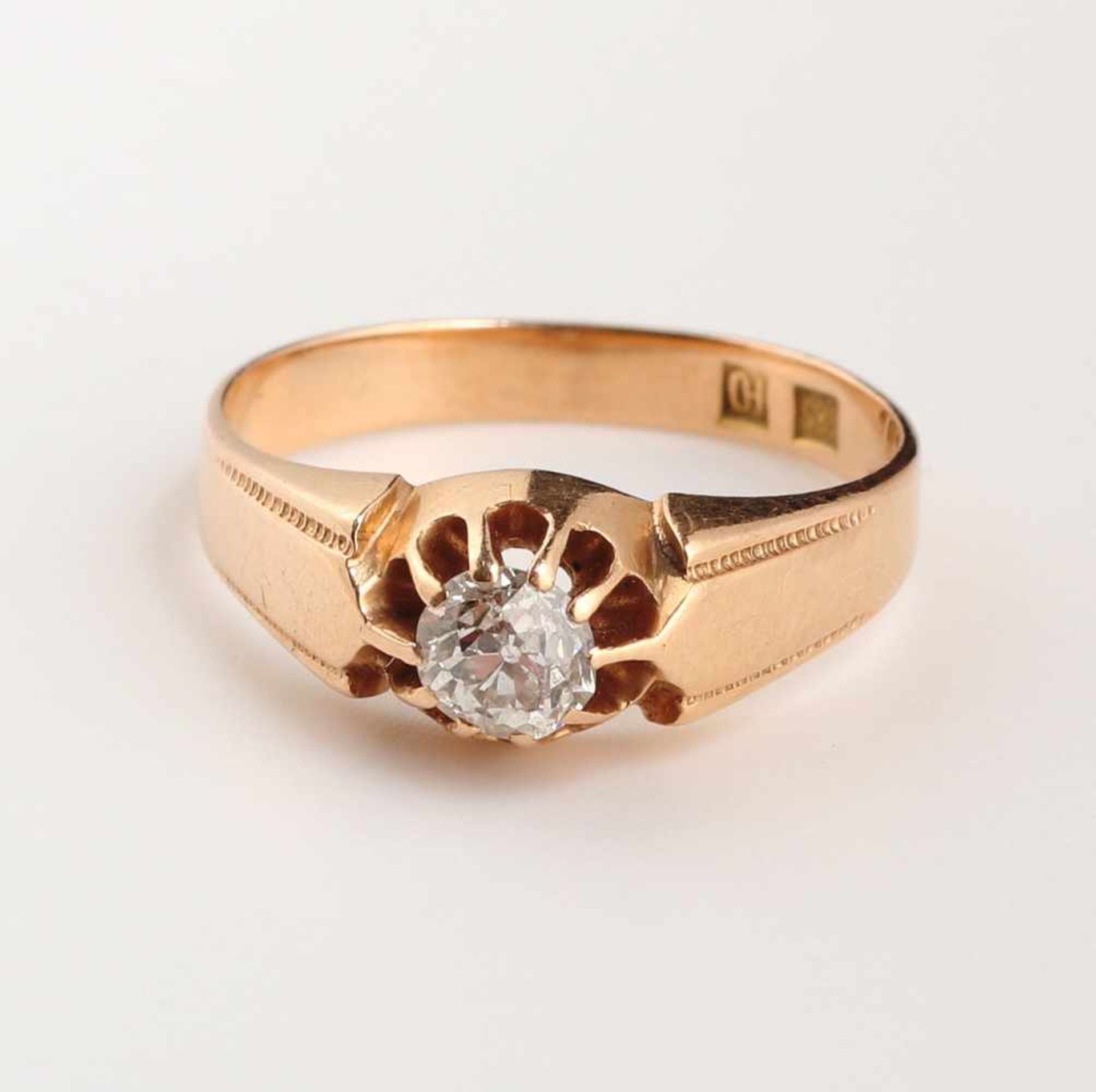 Ring, um 1900, 585 RG