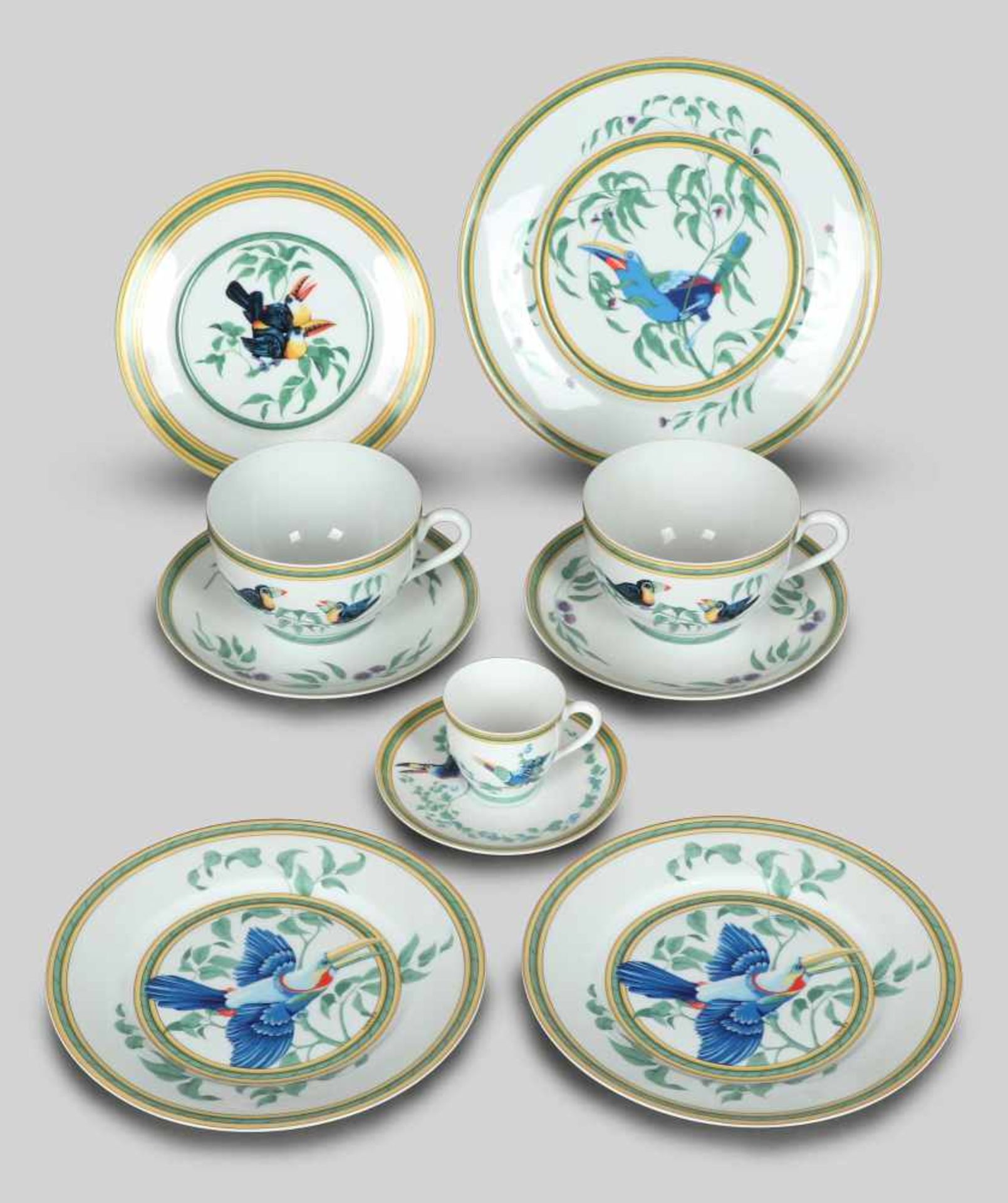 Limoges, Hermes, 'Toucans', wie: