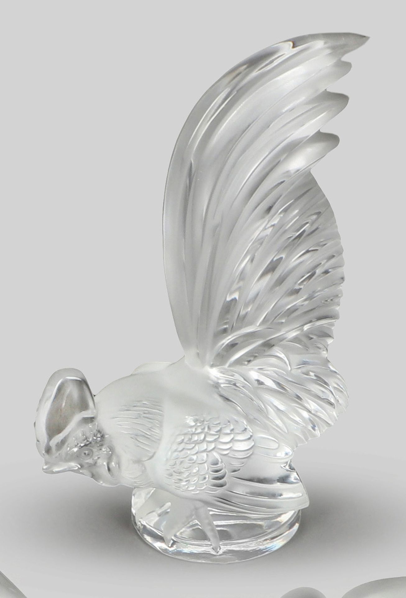 Klarglasfigur, Lalique, sig.