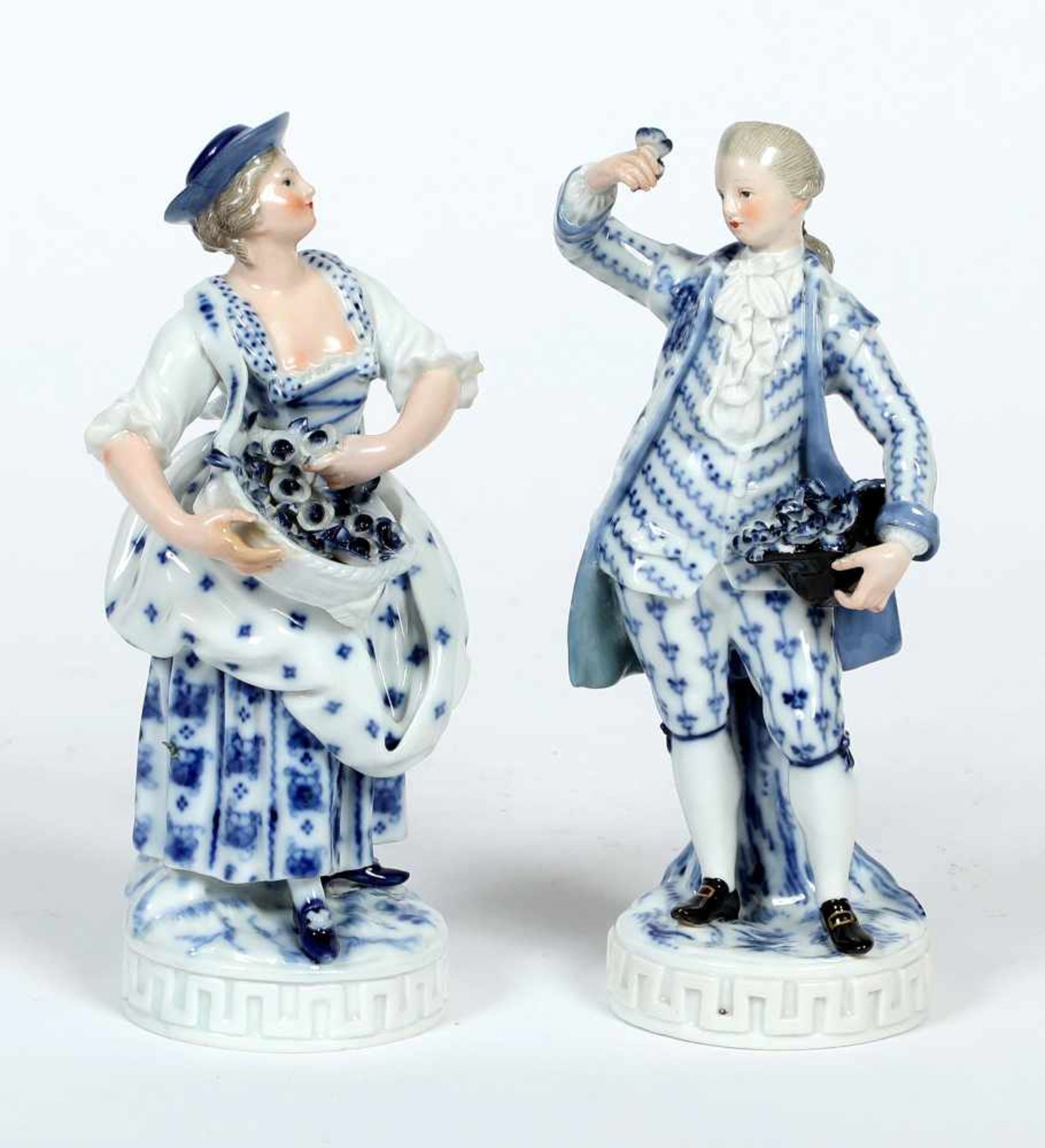 Zwei Figuren, Meissen, 19.Jh.