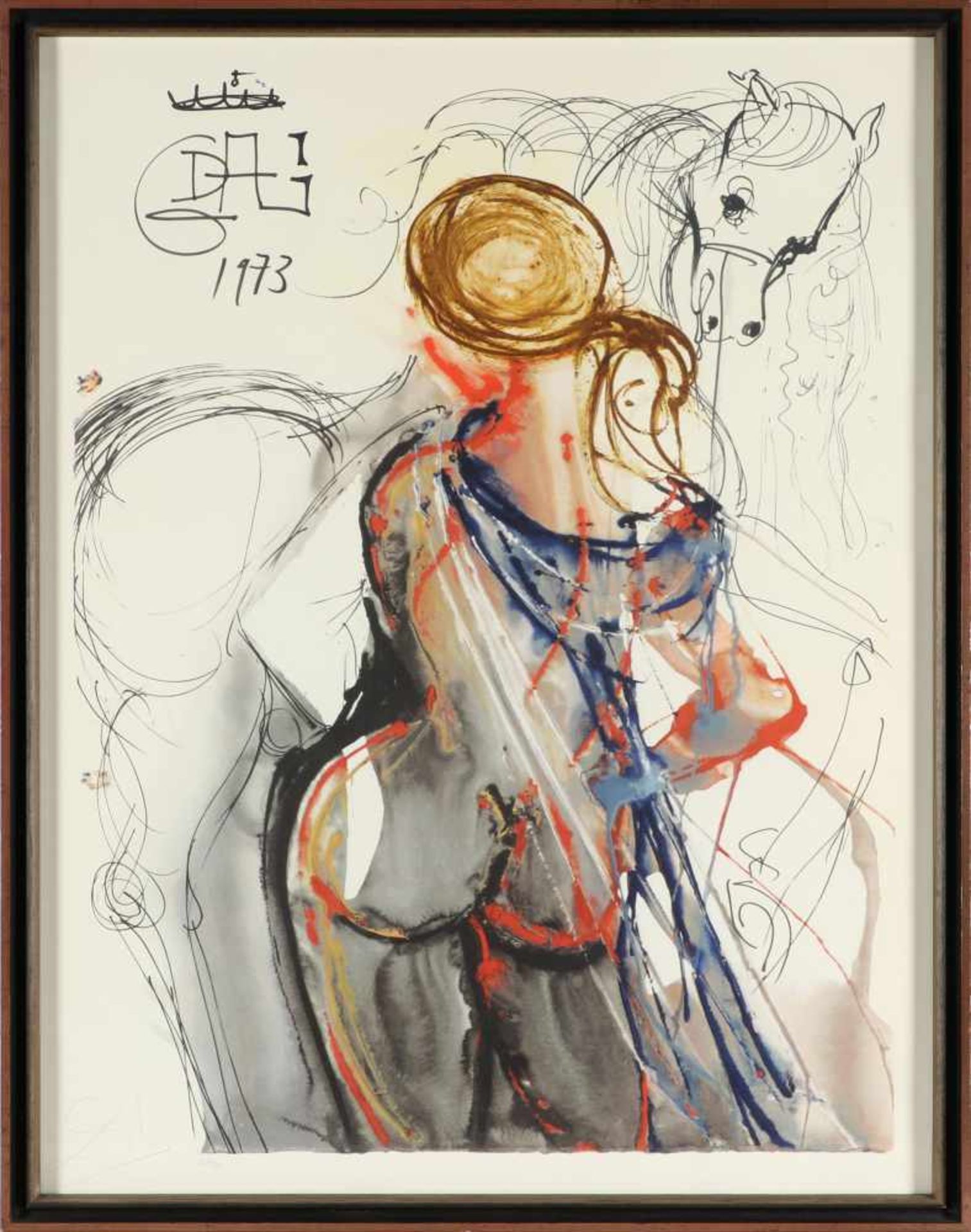 Salvador Dali, l.u.handsig.