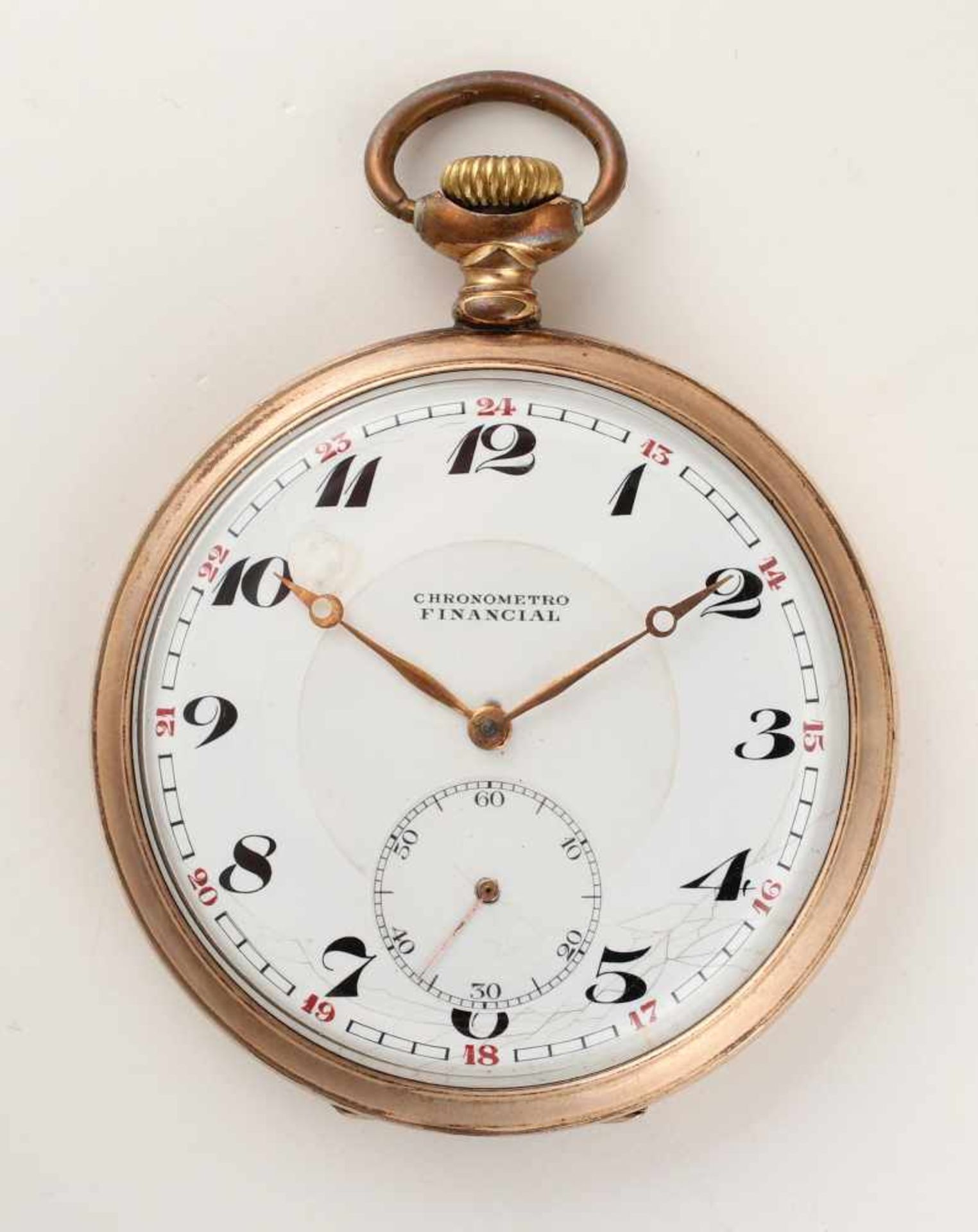 Herrentaschenuhr, Chronometro Financial