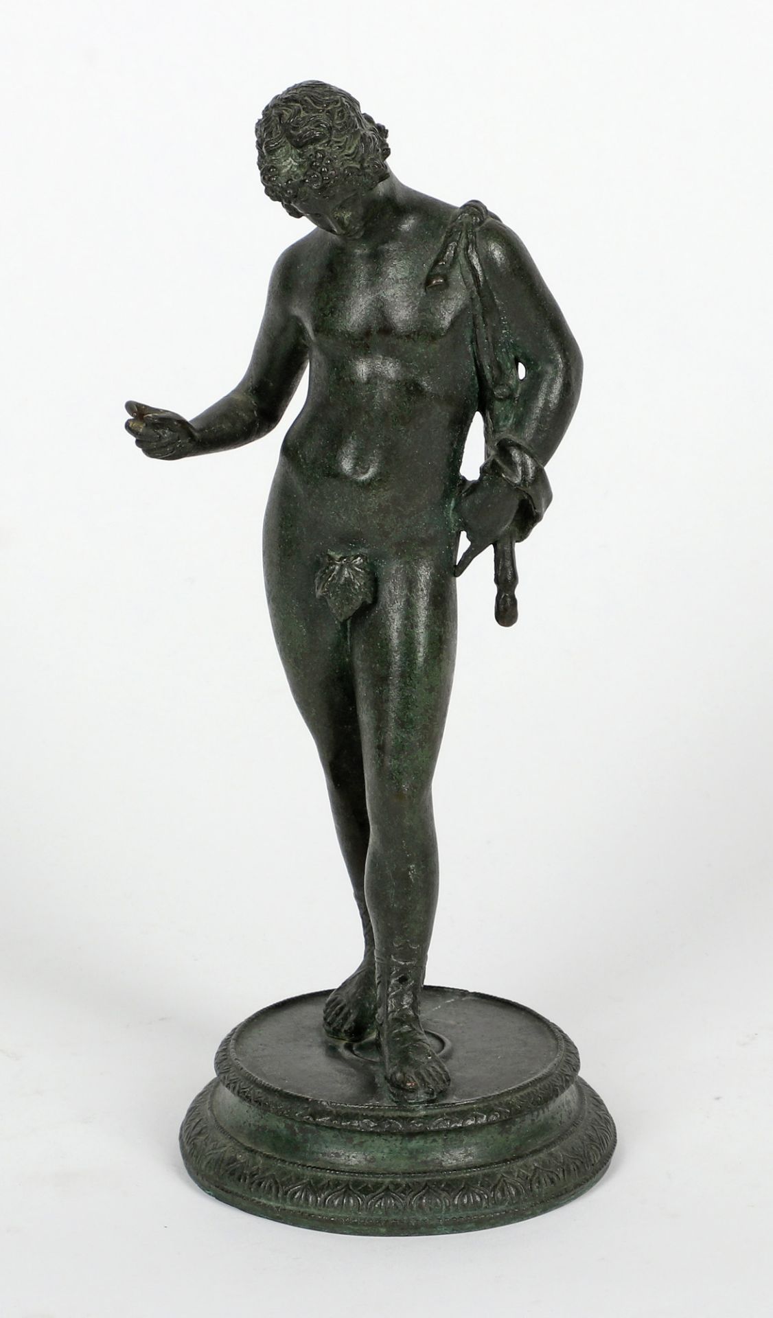 Unbekannter Kopist'Dionysos - Narziss von Pompeji', Bronze, H = 27 cm, Druckstelle (FI)