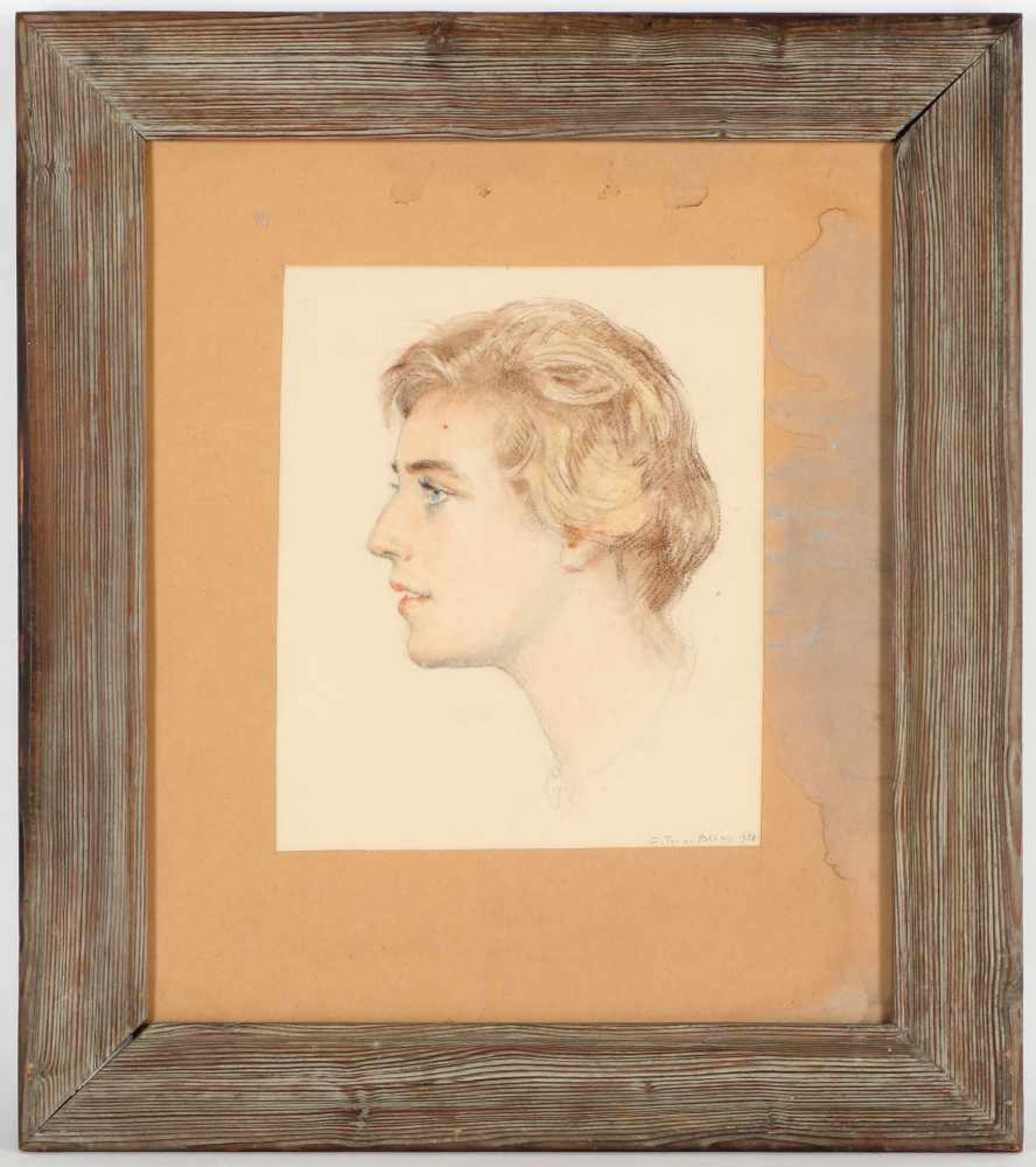 Carl Theodor von Blaasr.u.sig., dat. 1958, Kreuth 1886 - 1960 Salzburg, 'Portrait einer