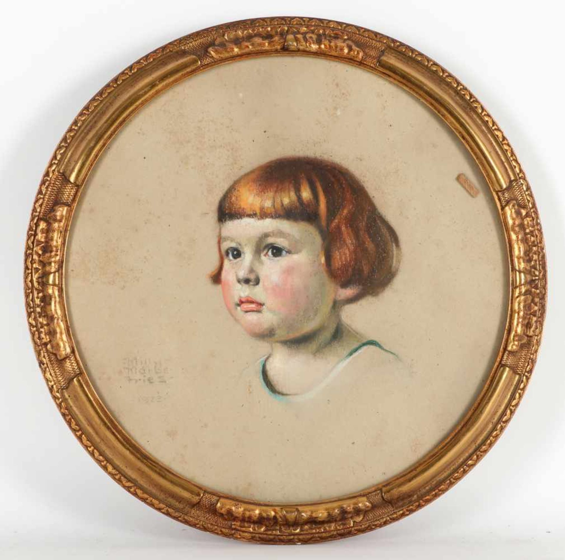 Milly Marbe-Fries, l.m.sig., dat. 1923Frankfurt/M. 1876 - 1947 Würzburg, 'Kinderportrait',